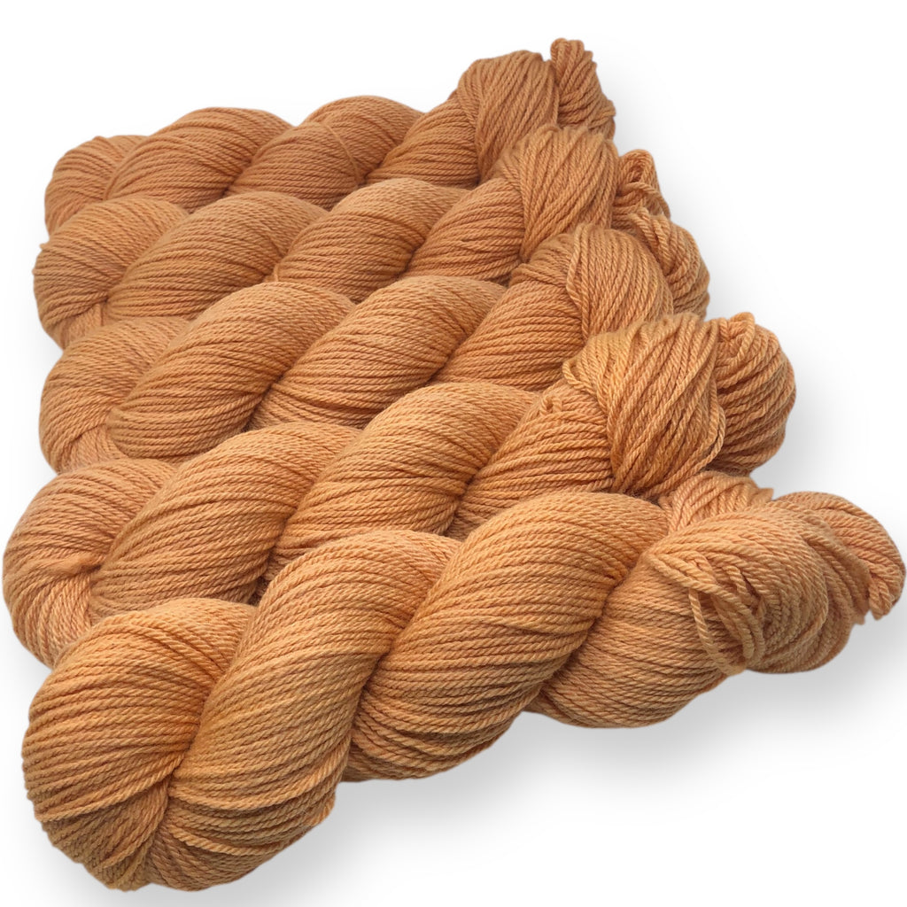 Plant Dyed Cormo DK - fresh from the garden, non-repeatable, ooak