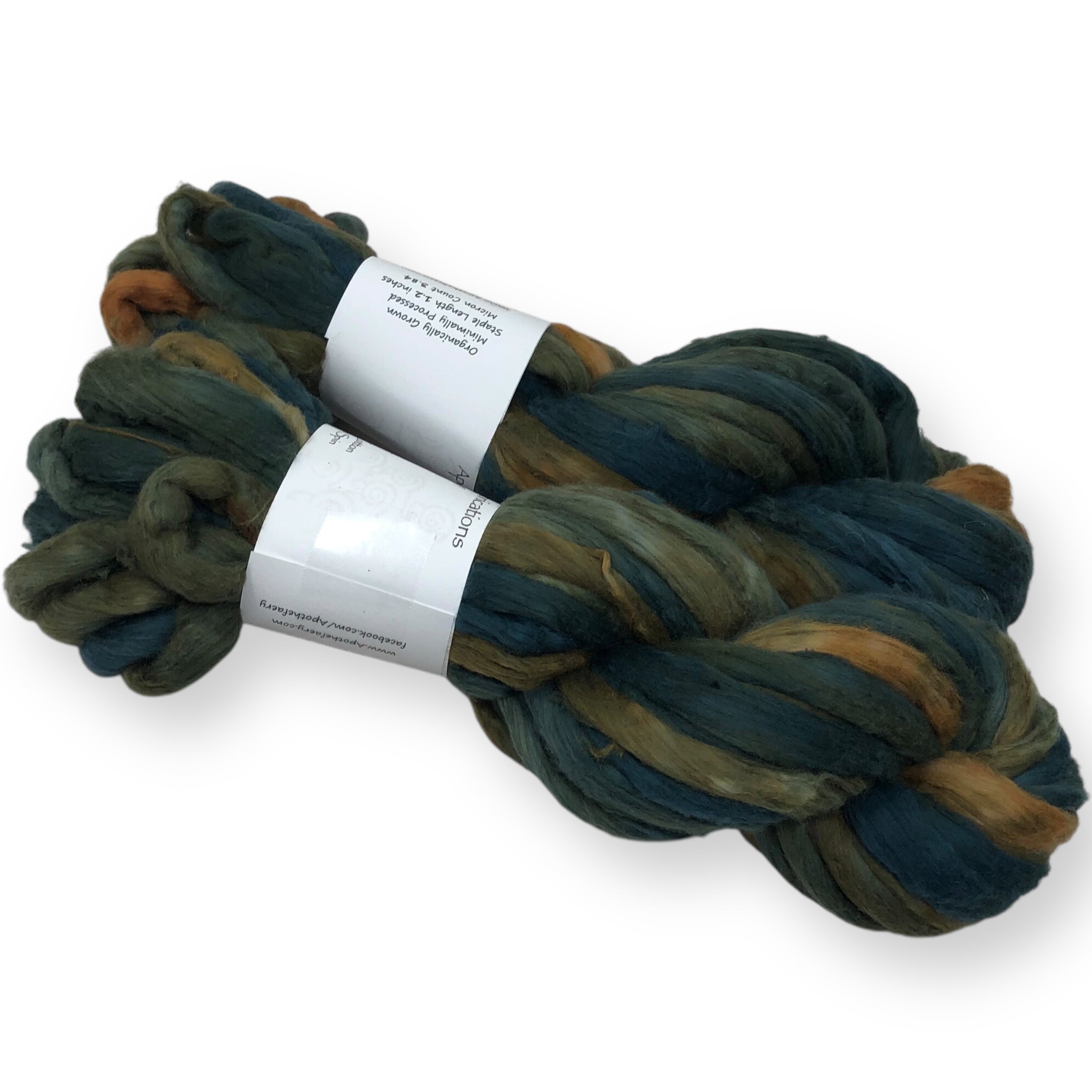 Ice Dyed Acala  - "Easy to Spin" USA grown Cotton