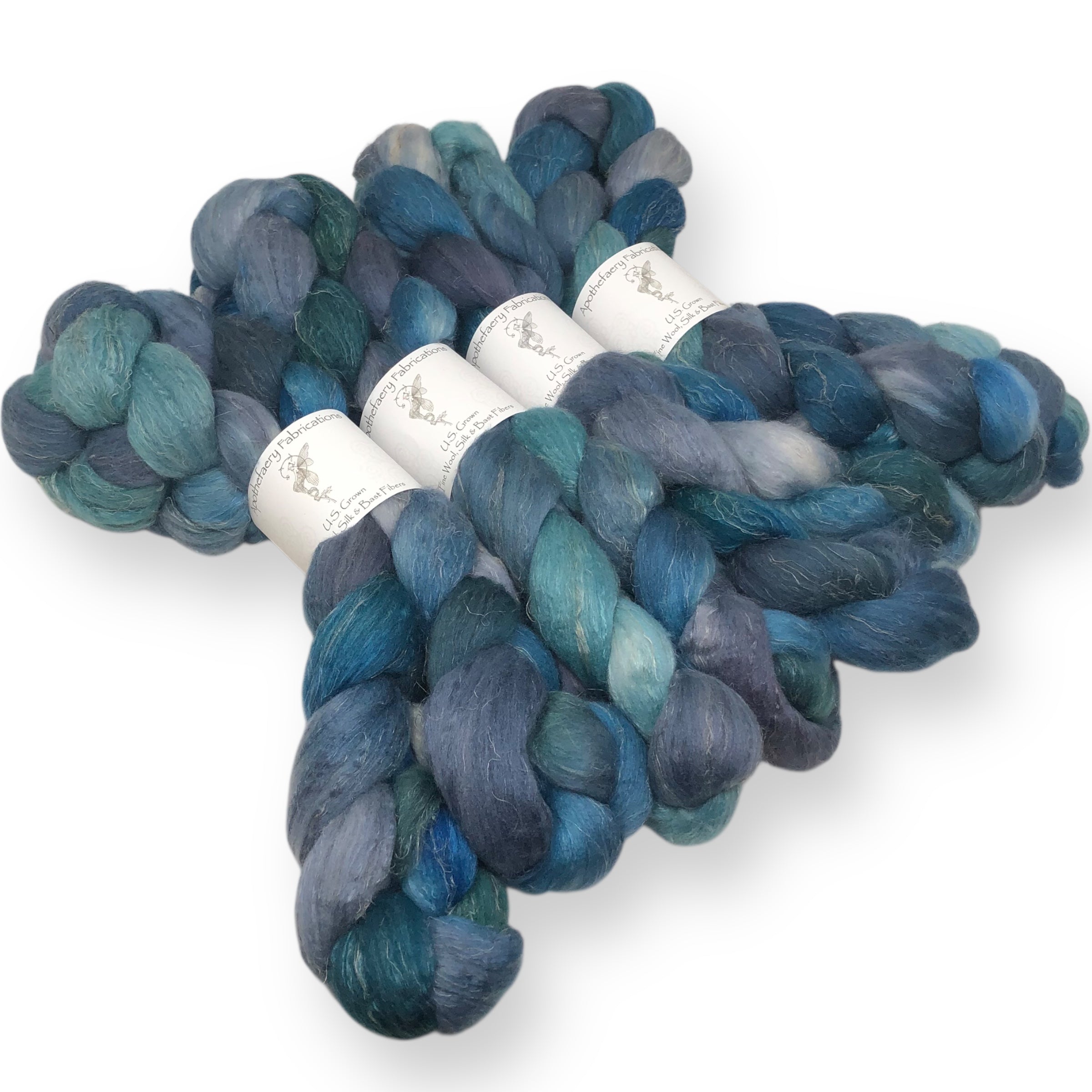 Outer Rings - US grown Wool, Silk and Bast Fiber Blend