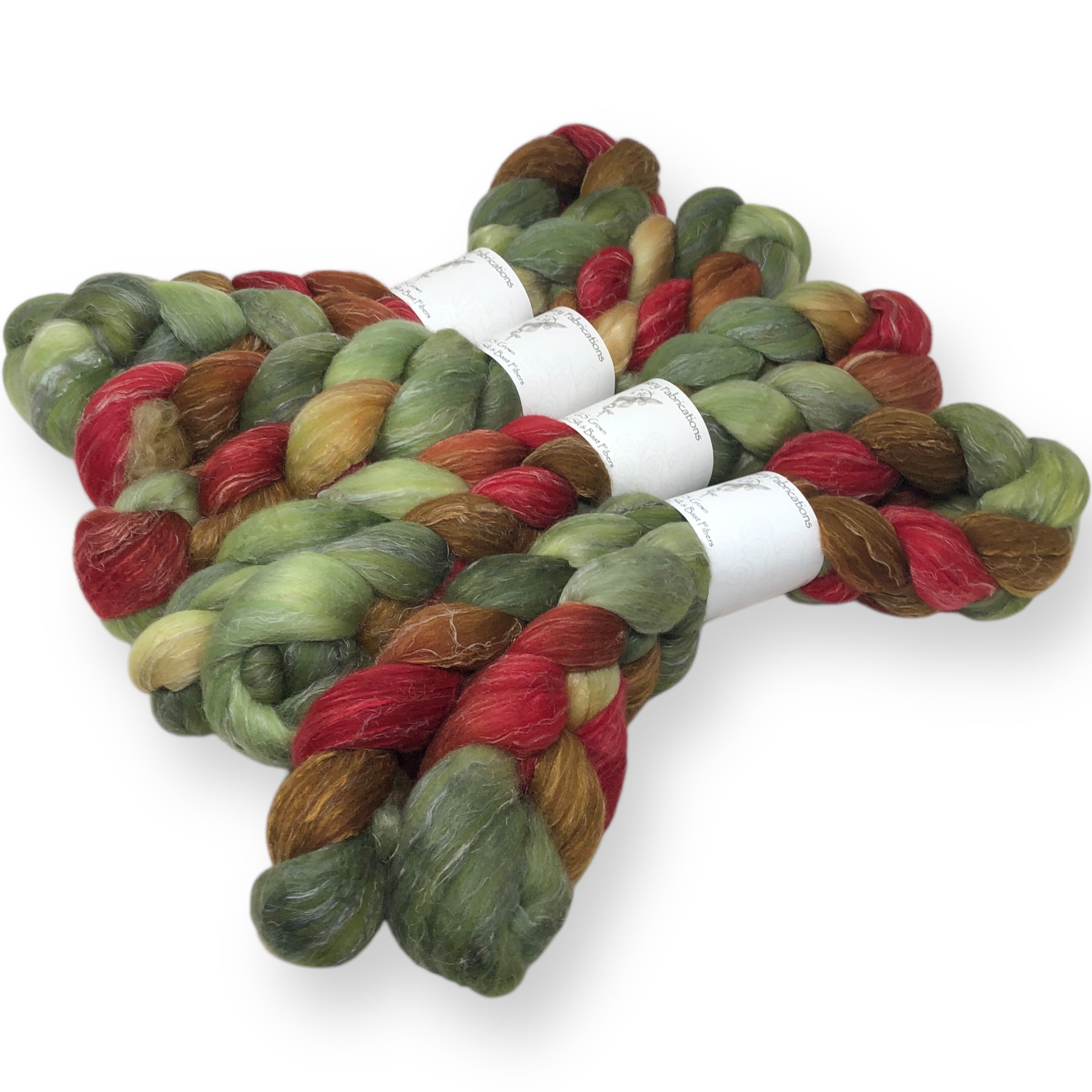 Holly King - US grown Wool, Silk and Bast Fiber Blend