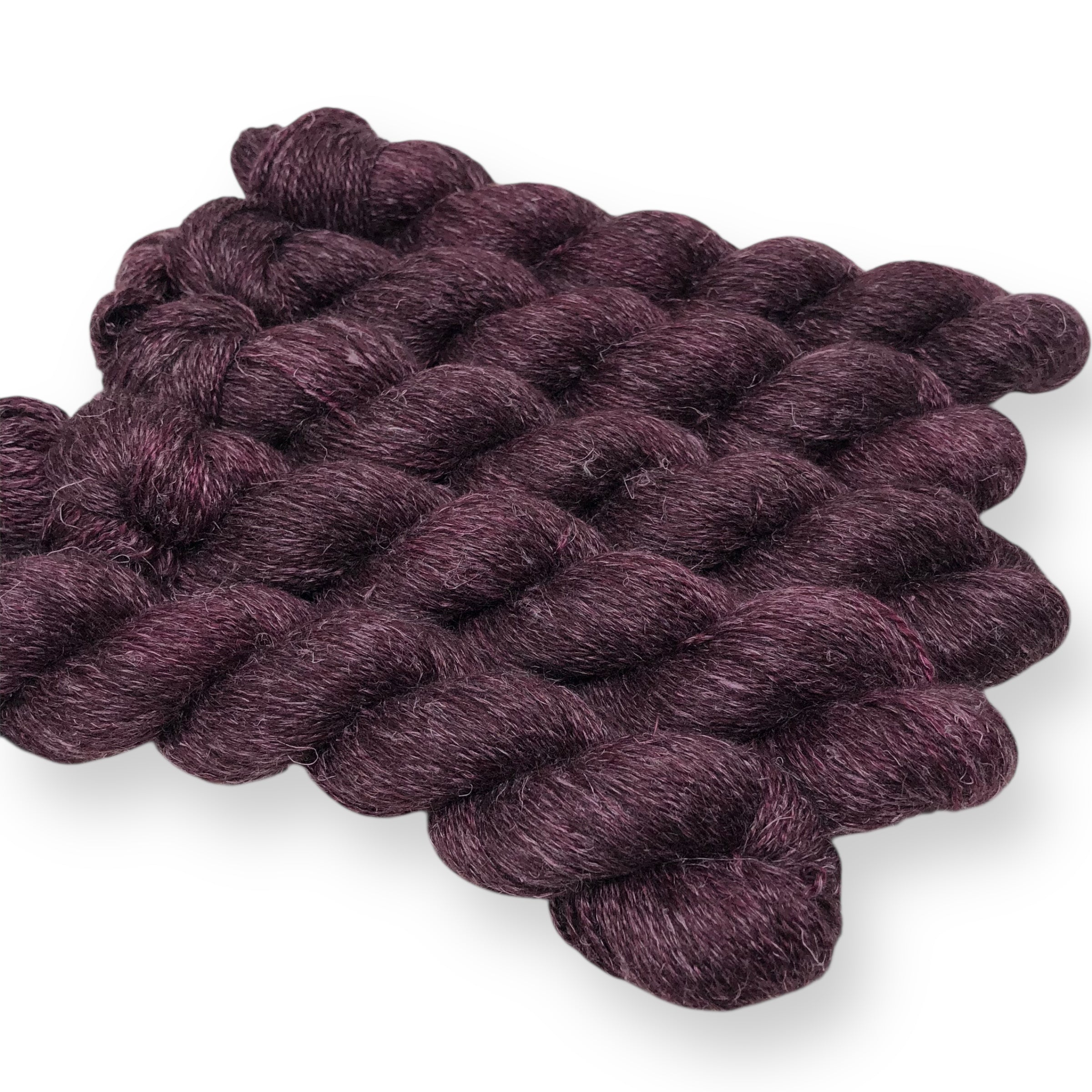 Boysenberries - Alpaca Linen Silk DK weight 2 Ply