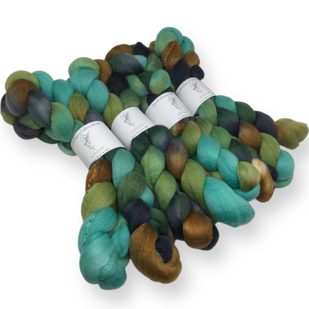 For the Fir - US grown Fine Wool and Silk Top