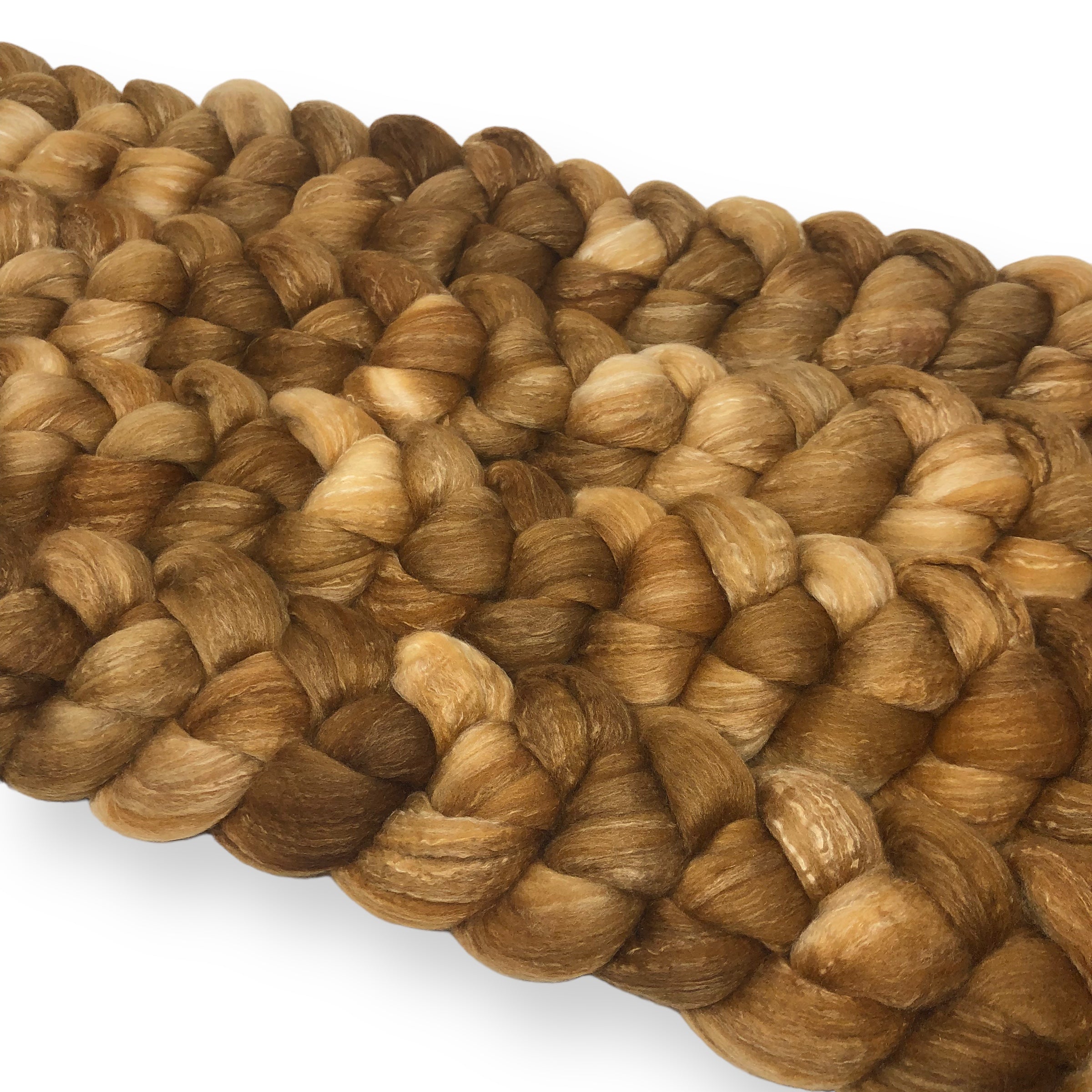 Pecan - US grown Fine Wool and Silk Top