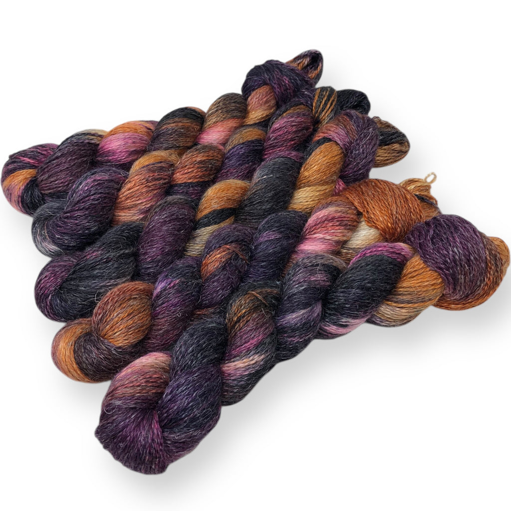 Senescence  - Alpaca Linen Silk DK weight 2 Ply