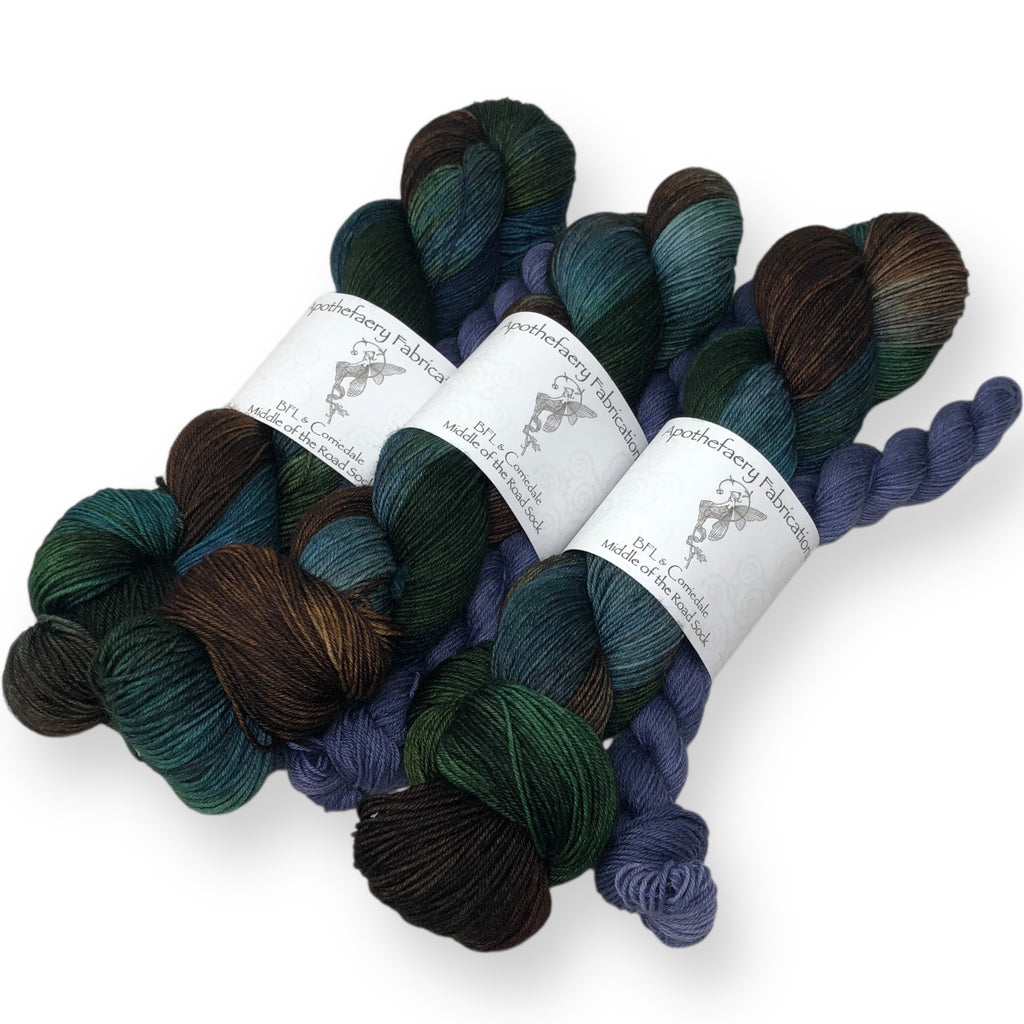 Pacifica - sock yarn with mini, sock set