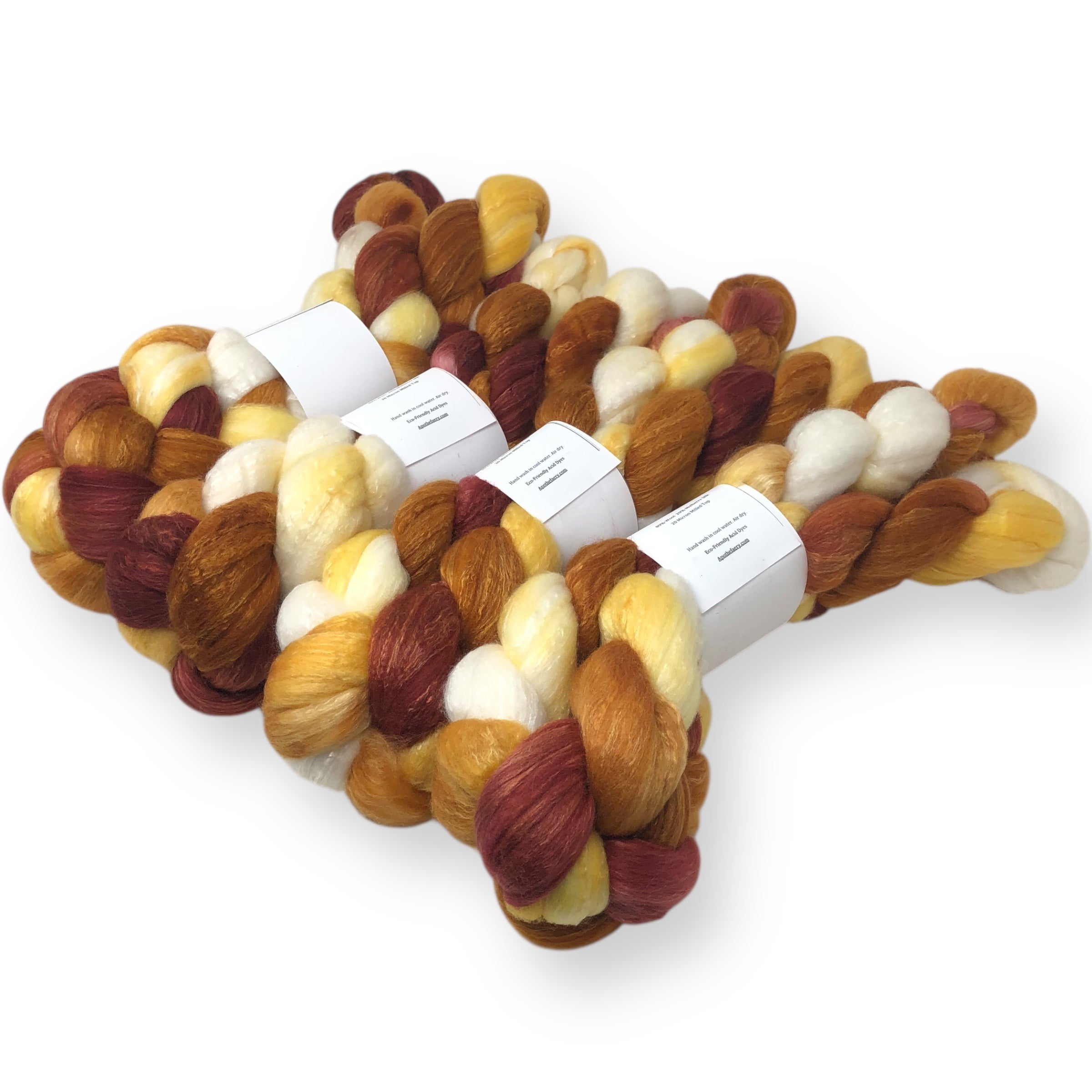 Foxfire - US grown Fine Wool and Silk Top