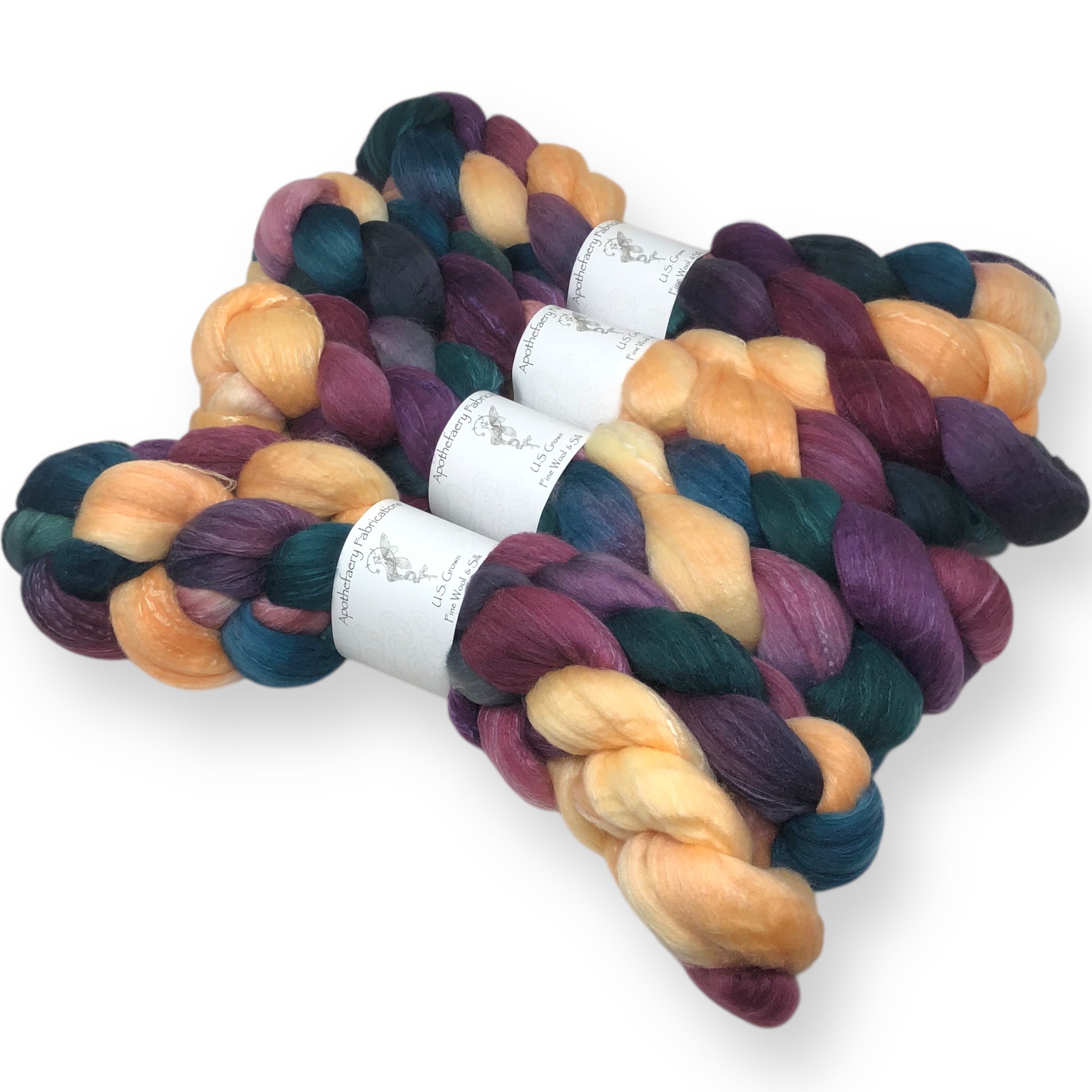 Recondite - US grown Fine Wool and Silk Top