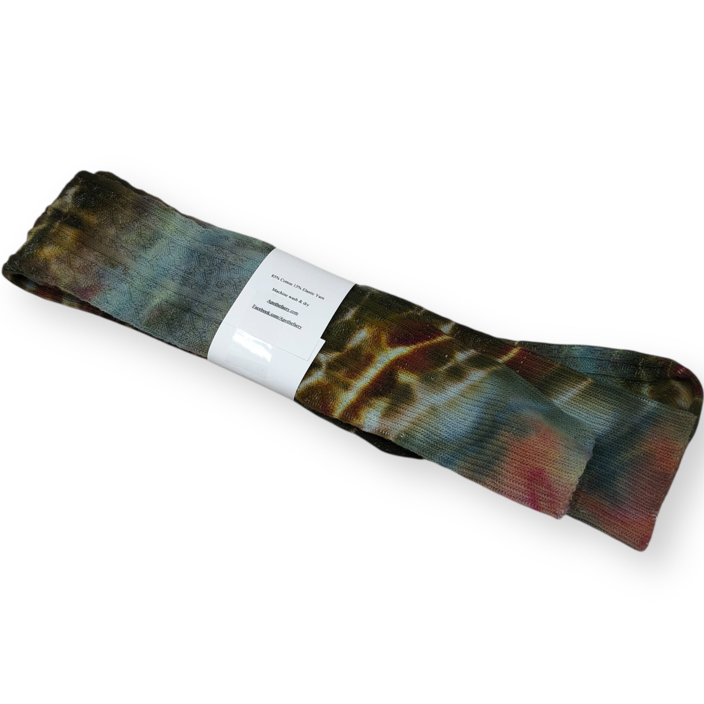 Ice dyed Thigh High socks