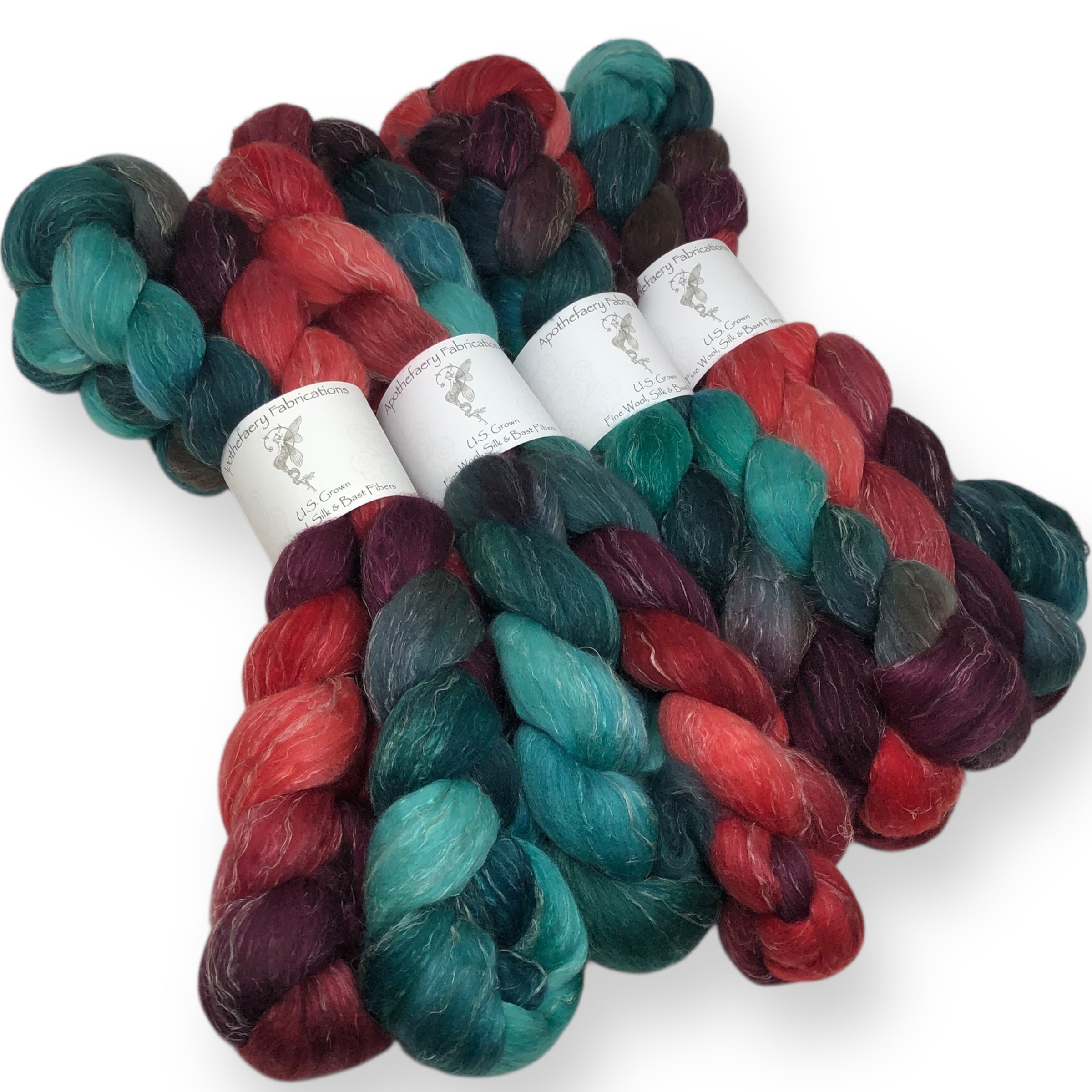 Old World Festivity - US grown Wool, Silk and Bast Fiber Blend