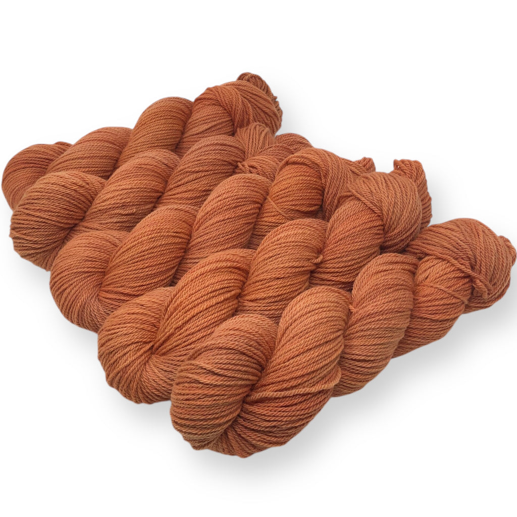Plant Dyed Cormo DK - fresh from the garden, non-repeatable, ooak