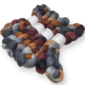 Embers - US grown Fine Wool and Silk Top