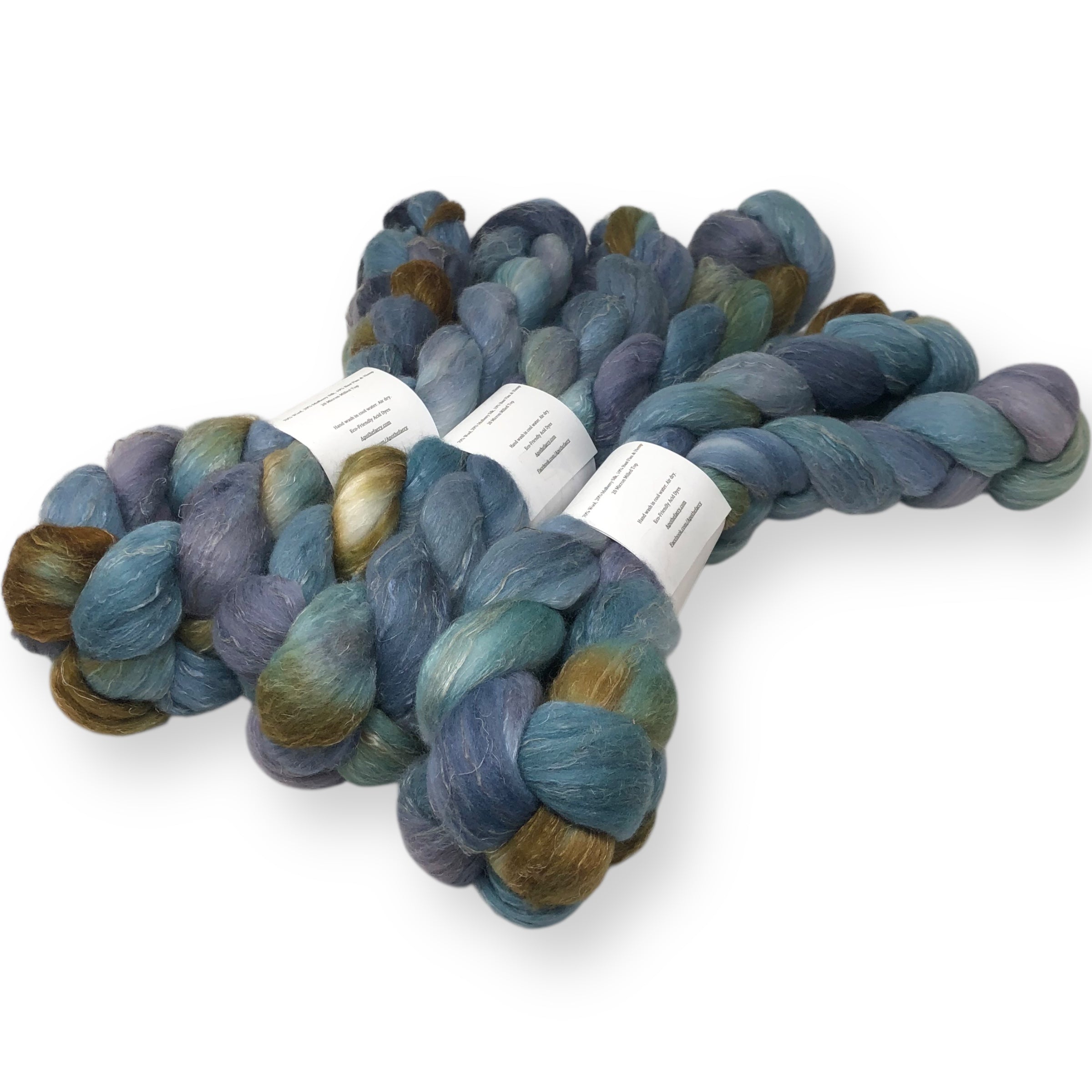 Moonpaths - US grown Wool, Silk and Bast Fiber Blend