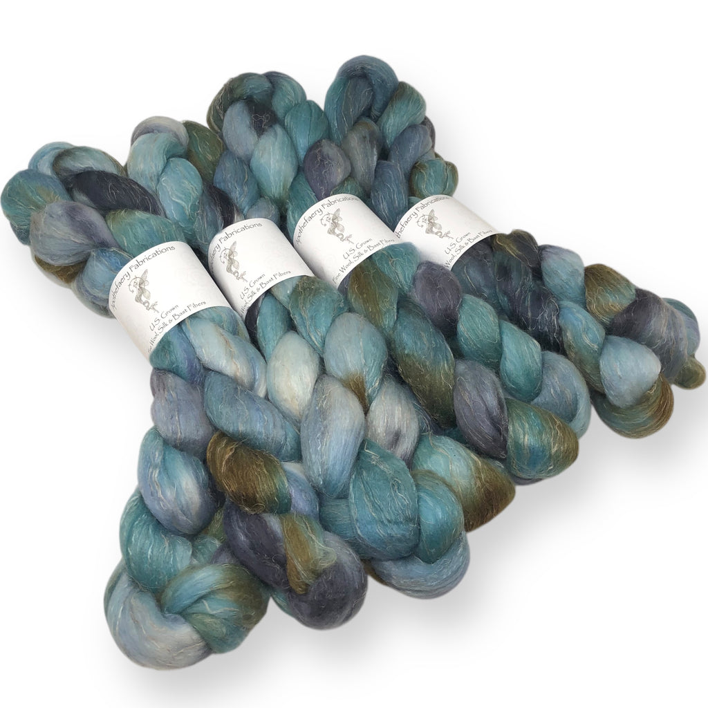 Moonpaths - US grown Wool, Silk and Bast Fiber Blend