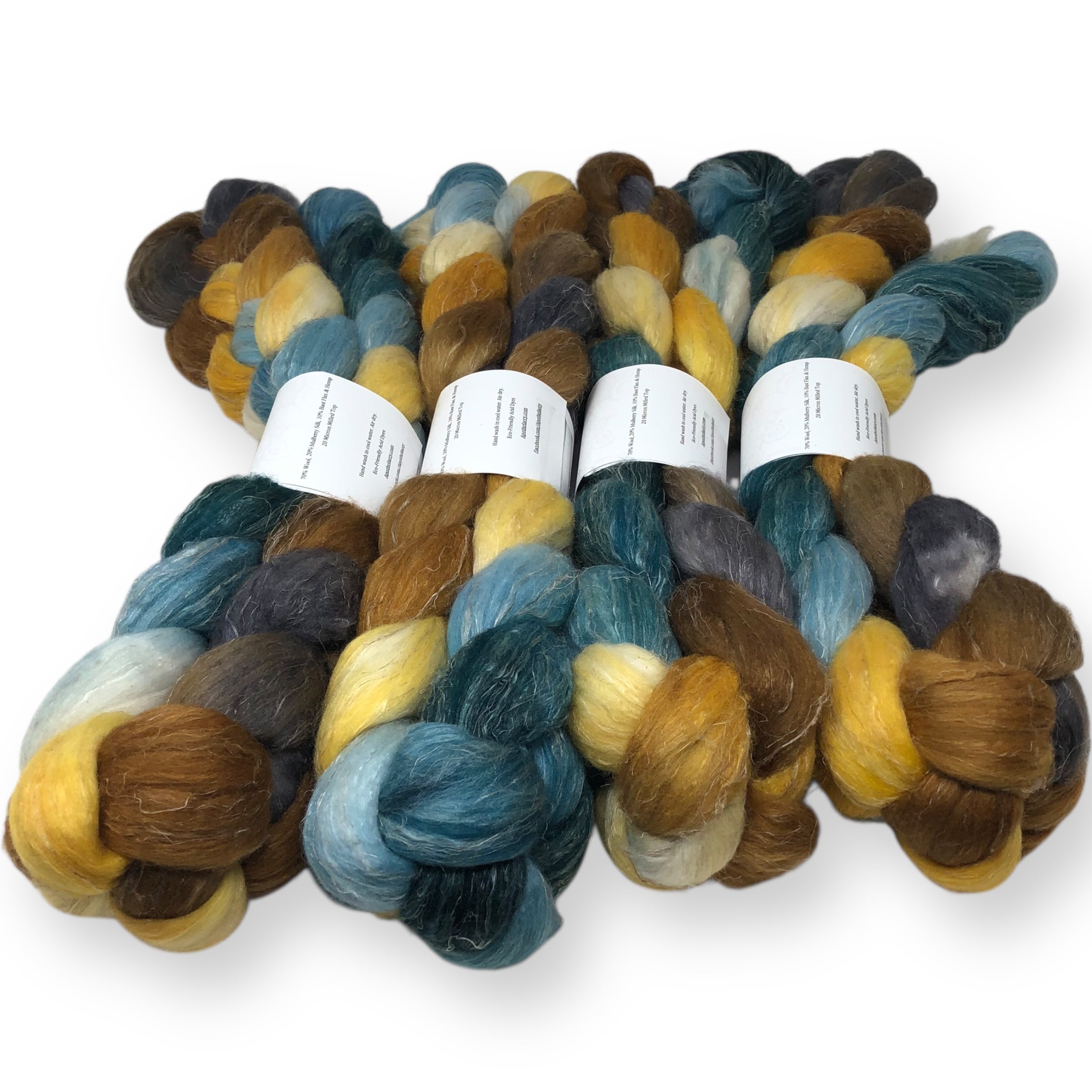 Brocade - US grown Wool, Silk and Bast Fiber Blend