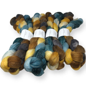 Brocade - US grown Wool, Silk and Bast Fiber Blend
