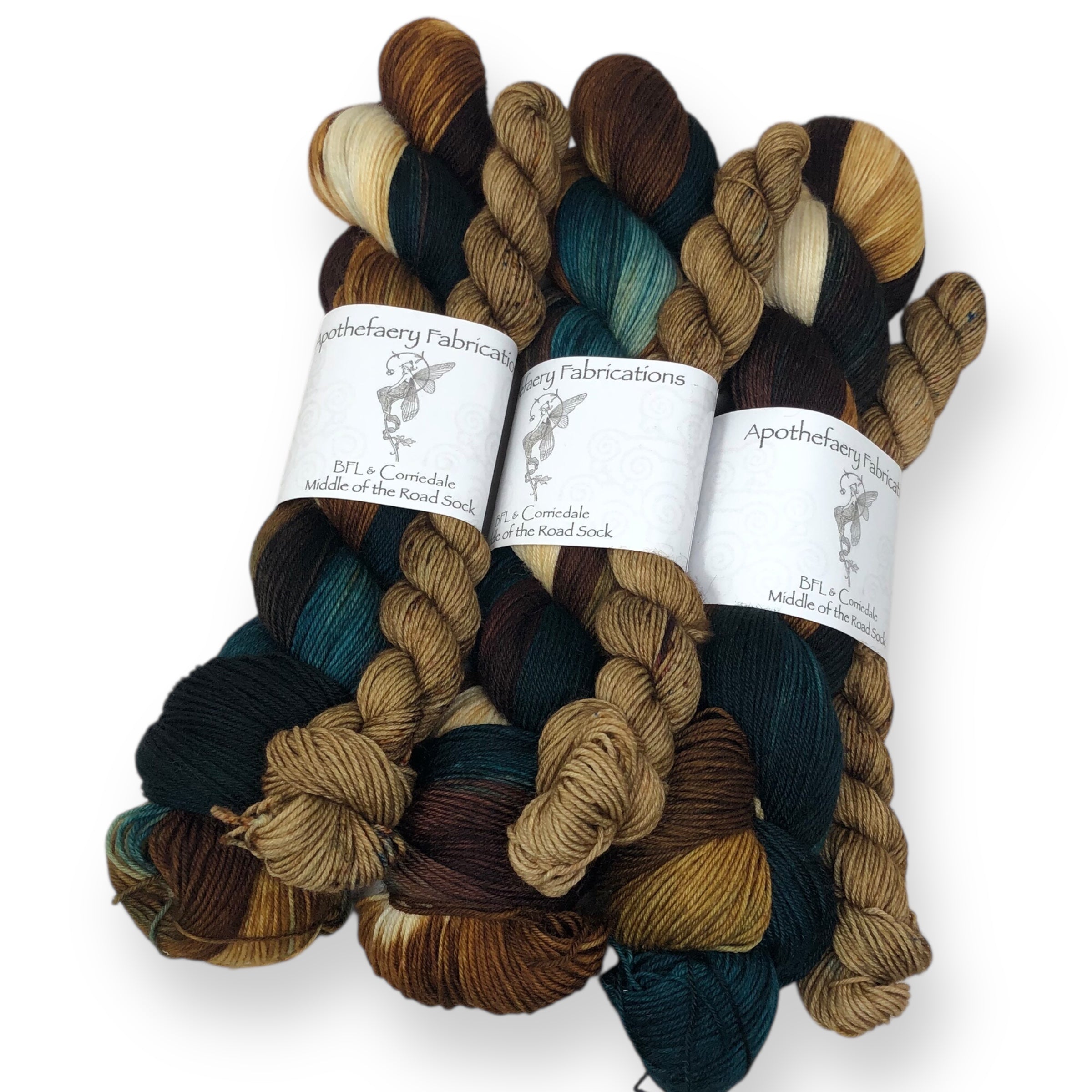 Wood Duck - sock yarn with mini, sock set