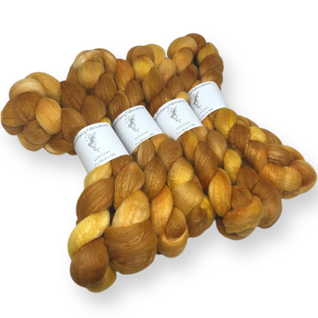 Sheaf - US grown Fine Wool and Silk Top