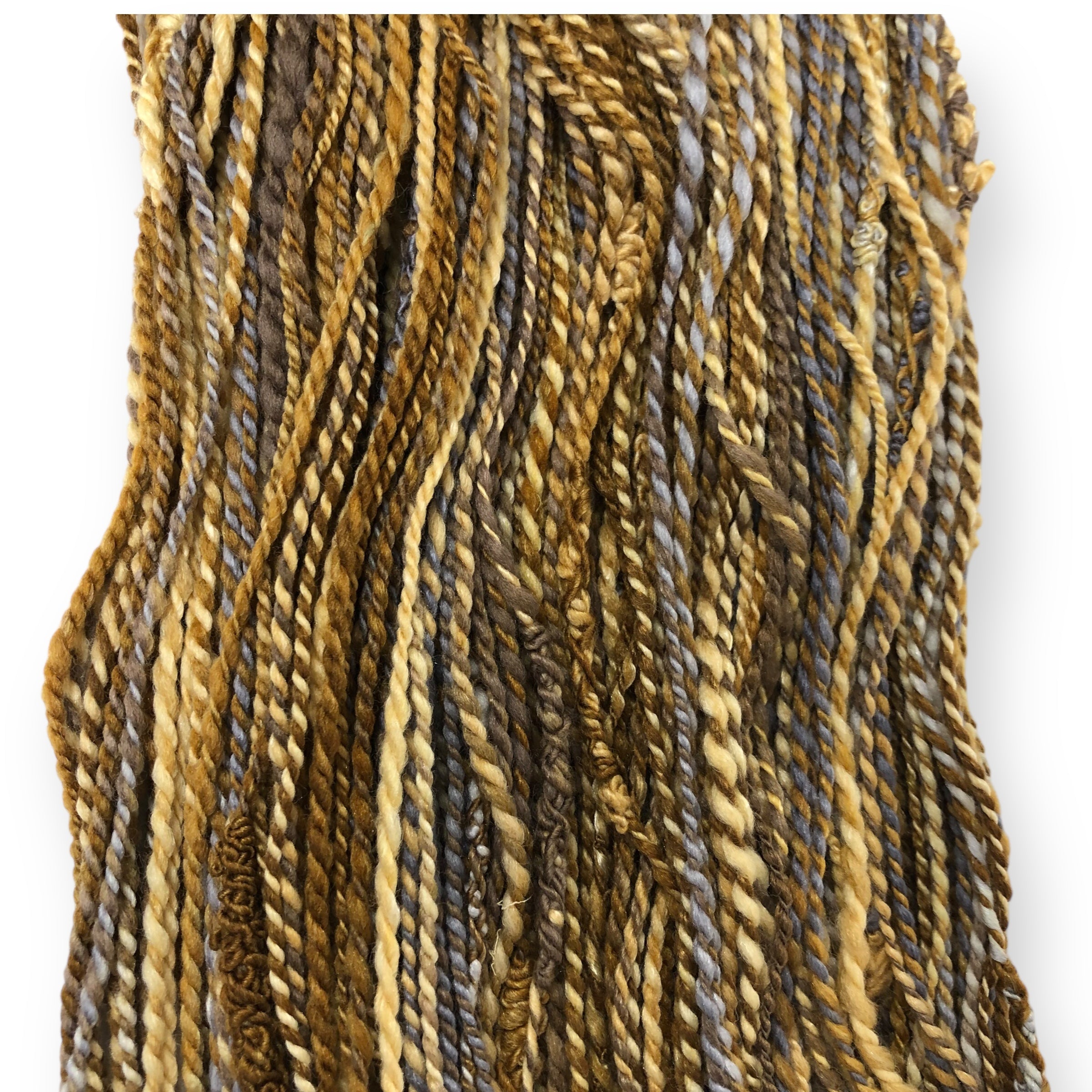 Grellow - textured hand spun