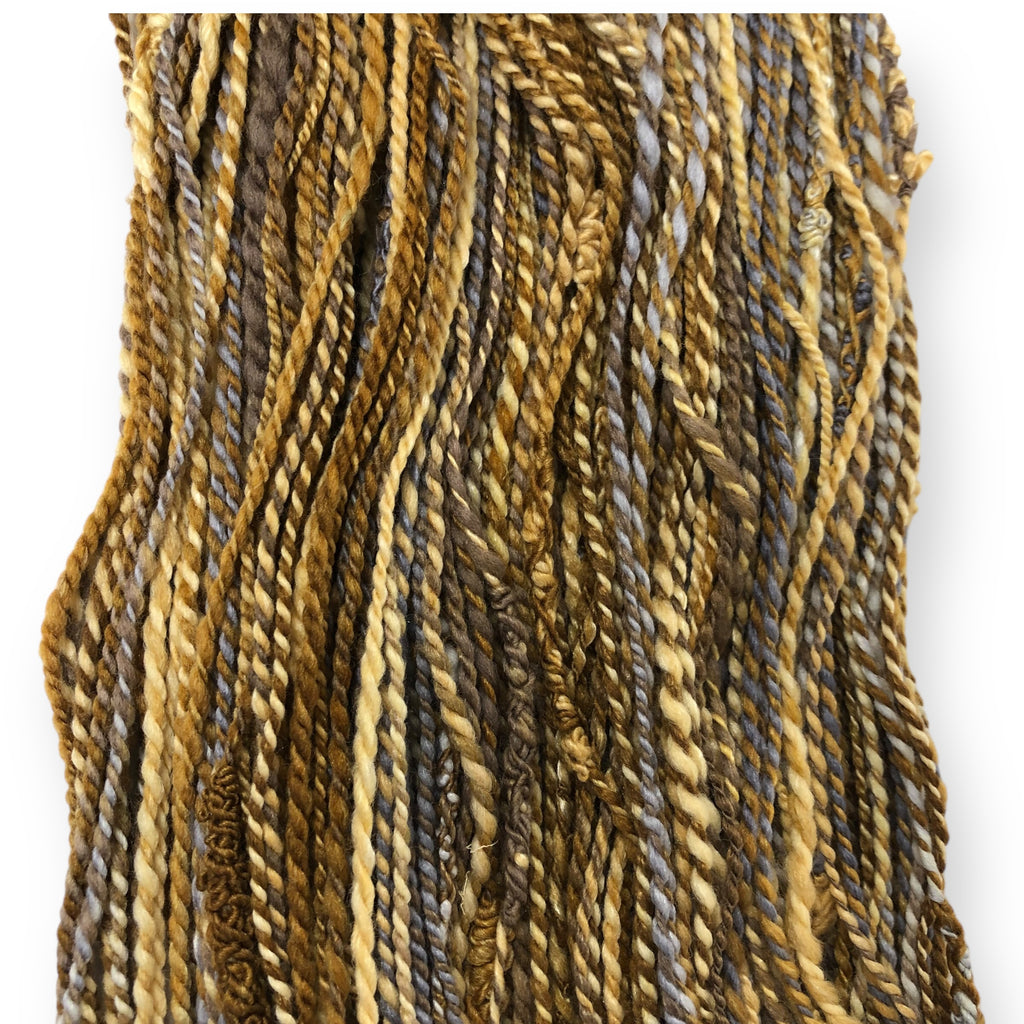 Grellow - textured hand spun
