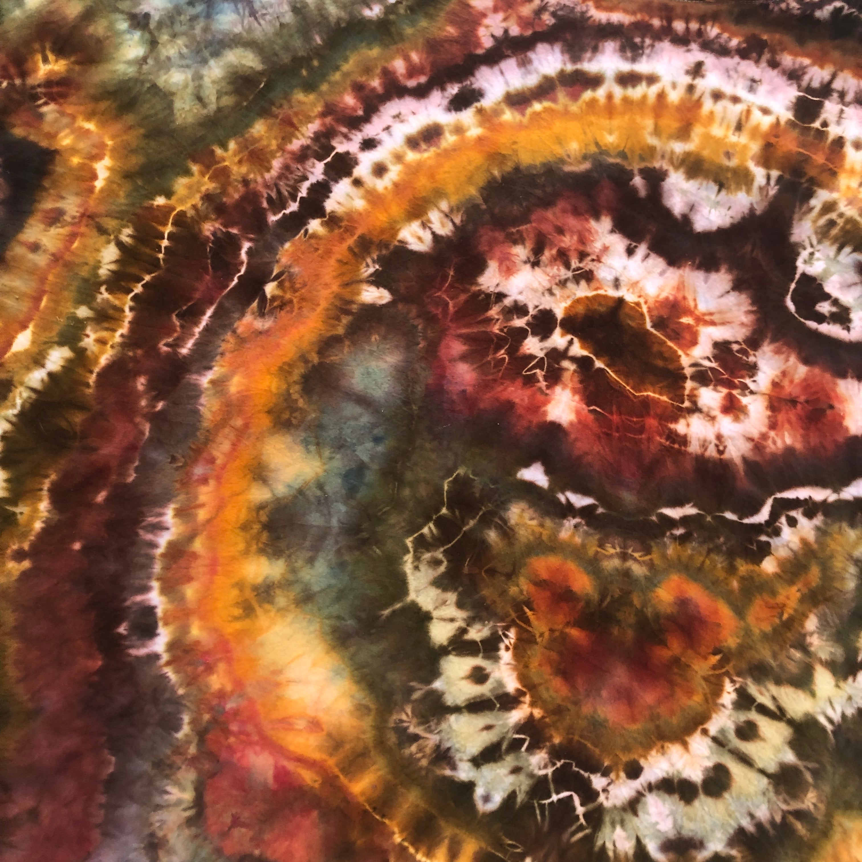 Geode Wrap Skirt - ice dyed couture, one of a kind