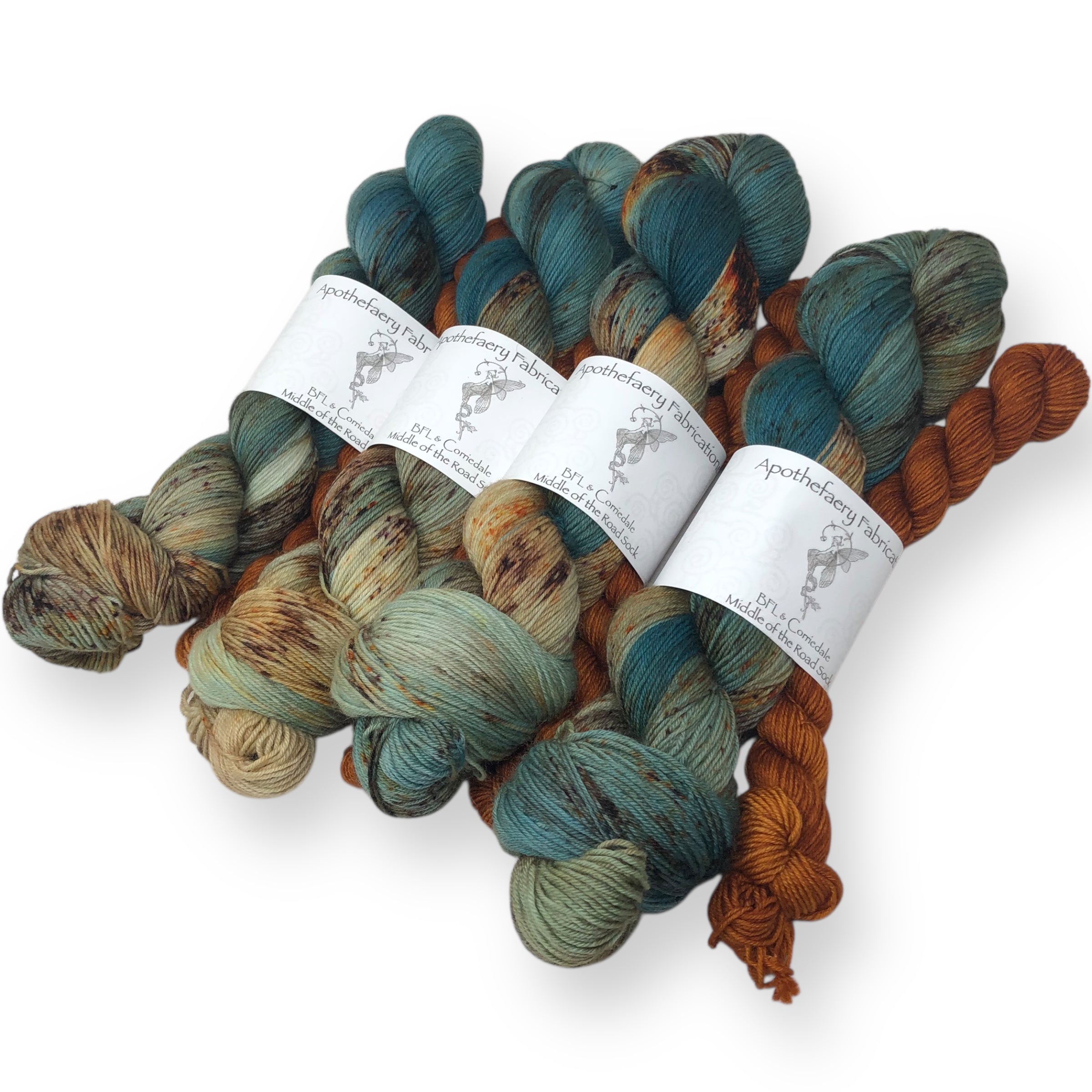 Frost Flowers - sock yarn with mini, sock set