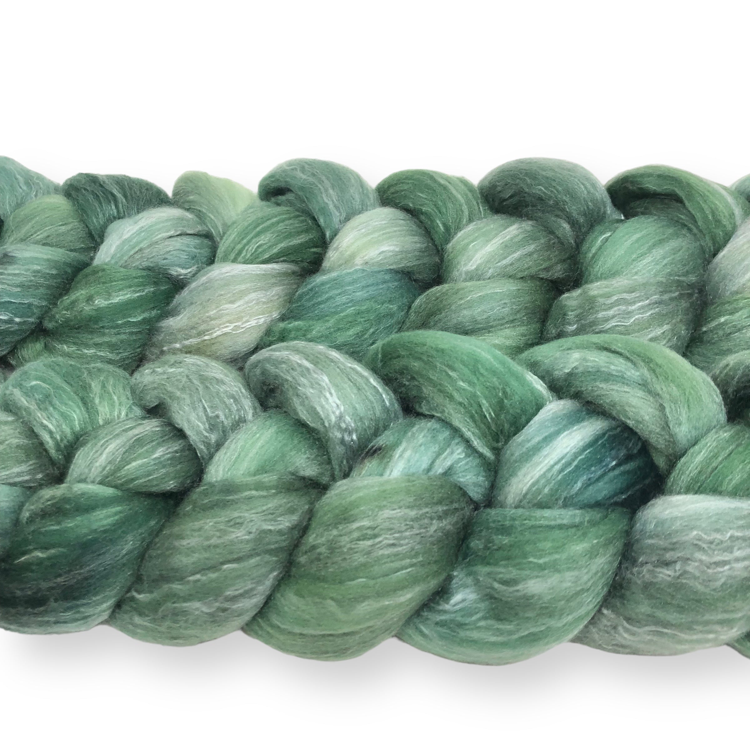 Sage - US grown Fine Wool and Silk Top