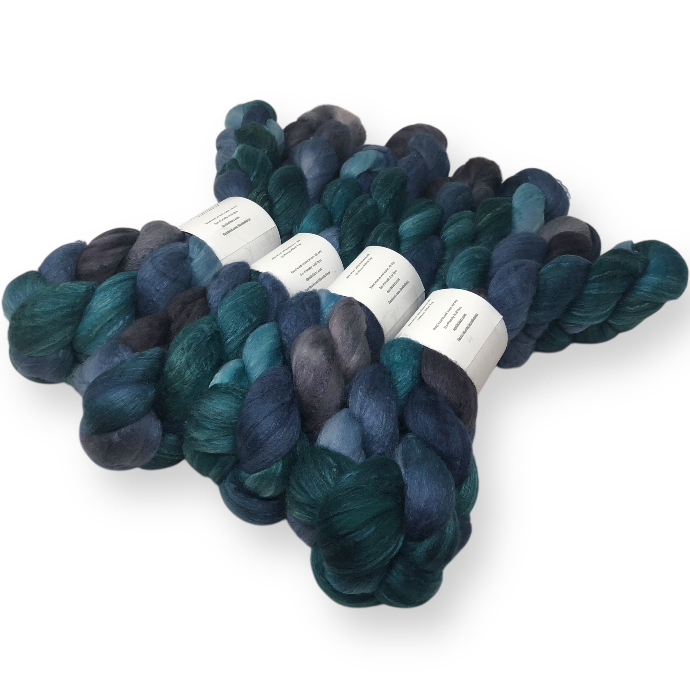 Outer Rings - US grown Fine Wool and Silk Top