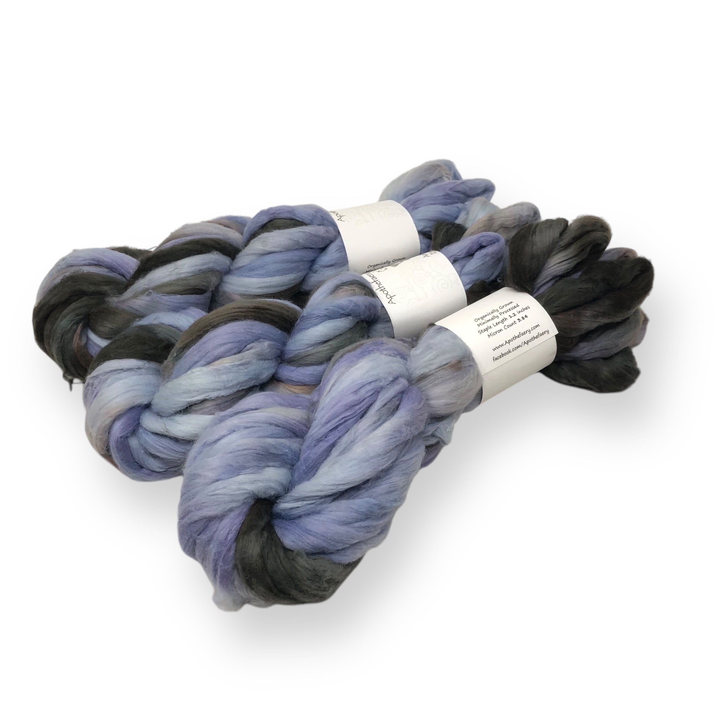 Ice Dyed Acala  - "Easy to Spin" USA grown Cotton