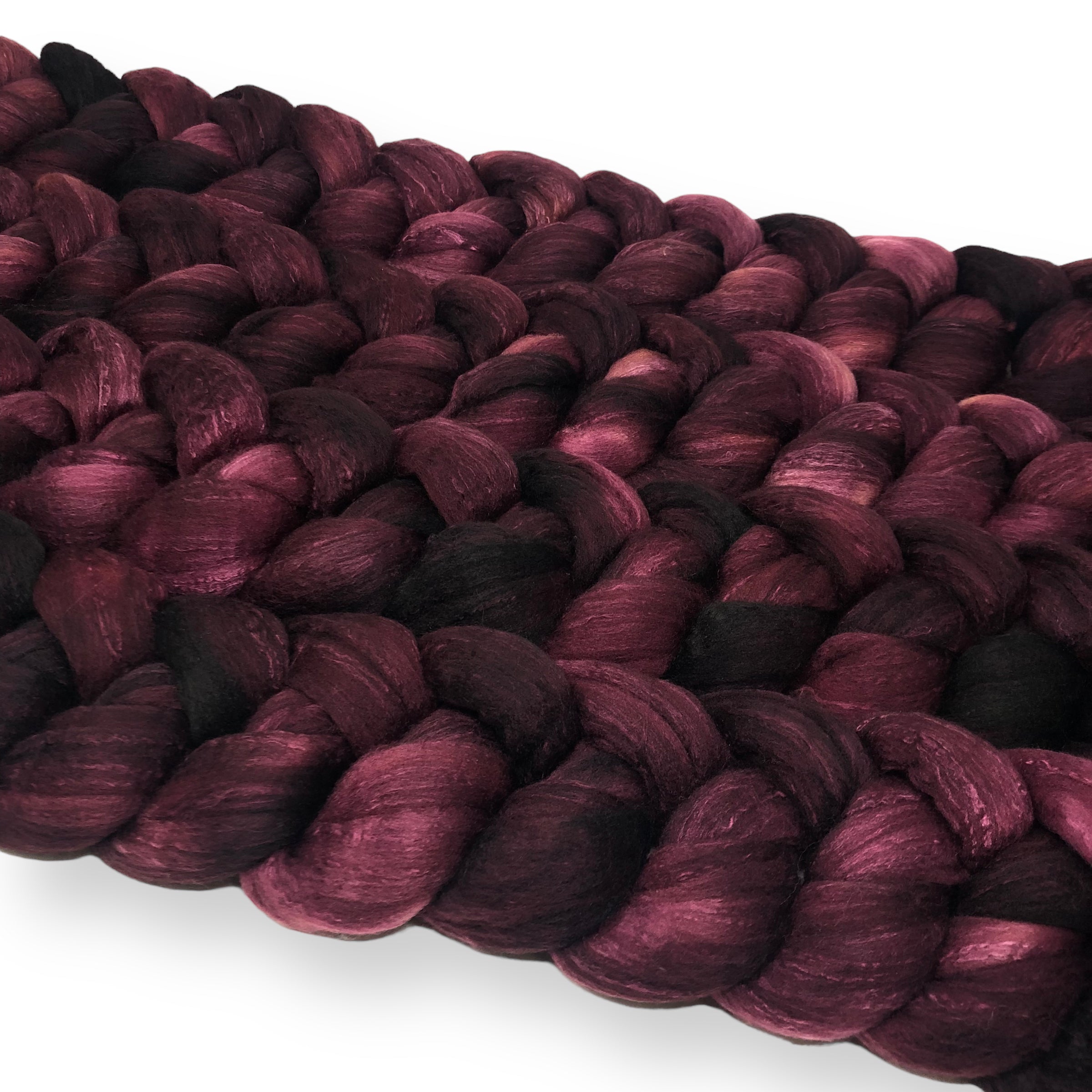 Boysenberries - US grown Fine Wool and Silk Top – Apothefaery