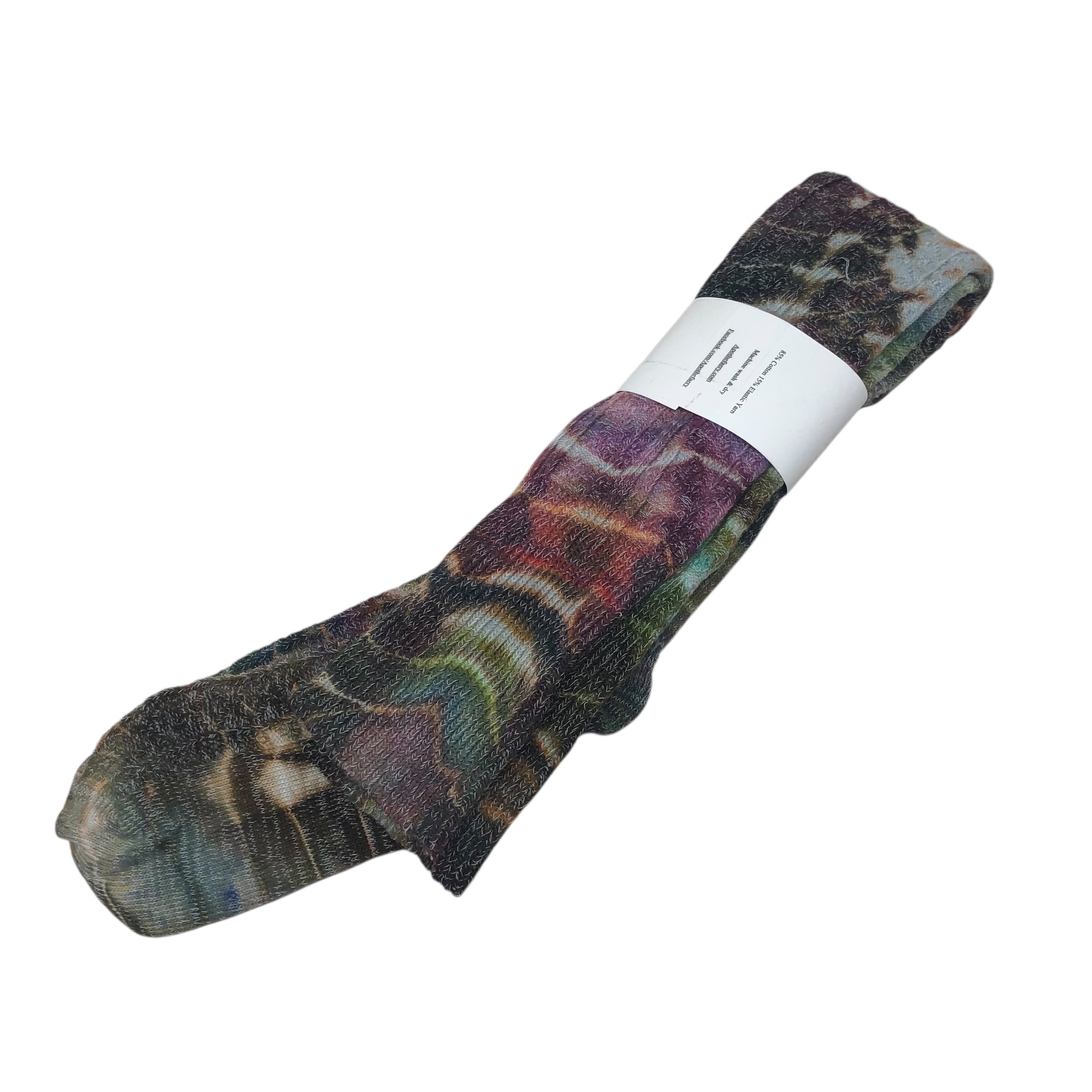 Ice dyed Thigh High socks