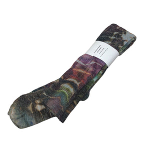 Ice dyed Thigh High socks