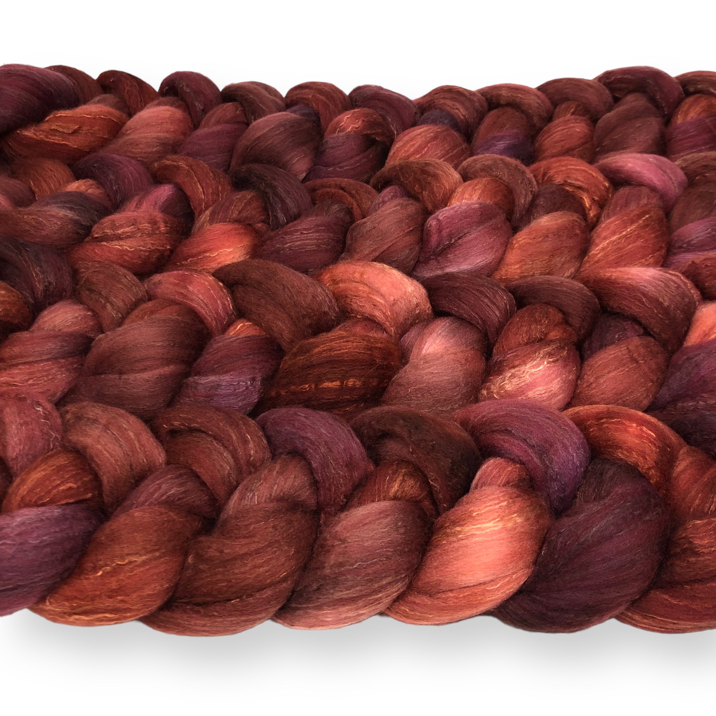 Poison Berry - US grown Fine Wool and Silk Top