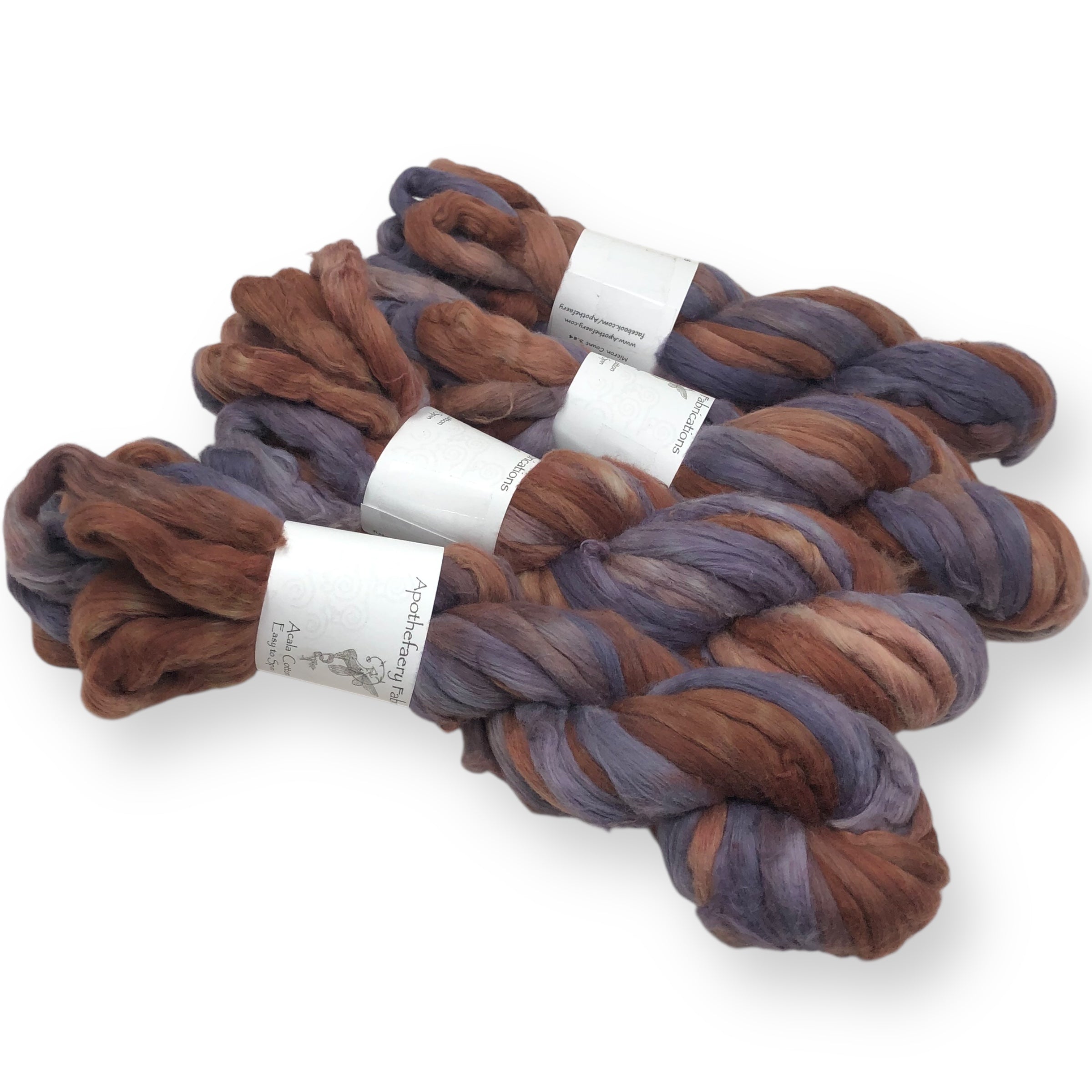Ice Dyed Acala  - "Easy to Spin" USA grown Cotton