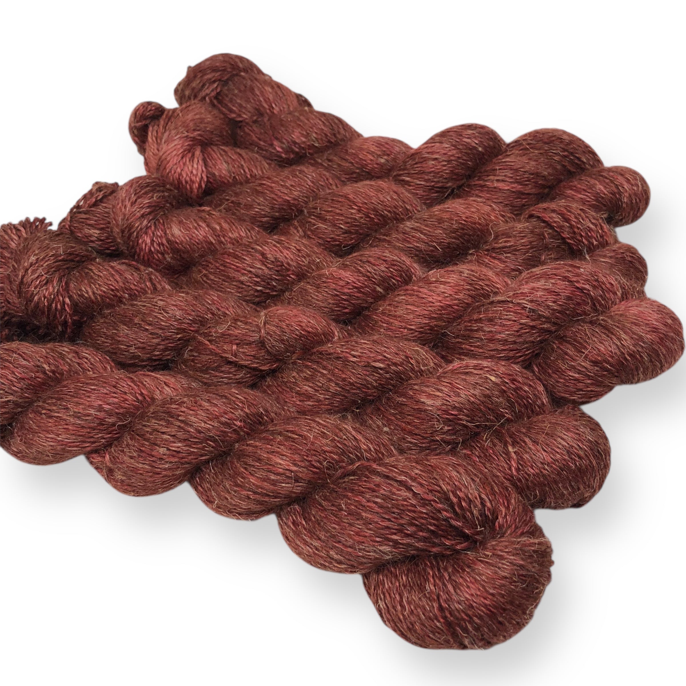 Russet  - Alpaca Linen Silk DK weight 2 Ply