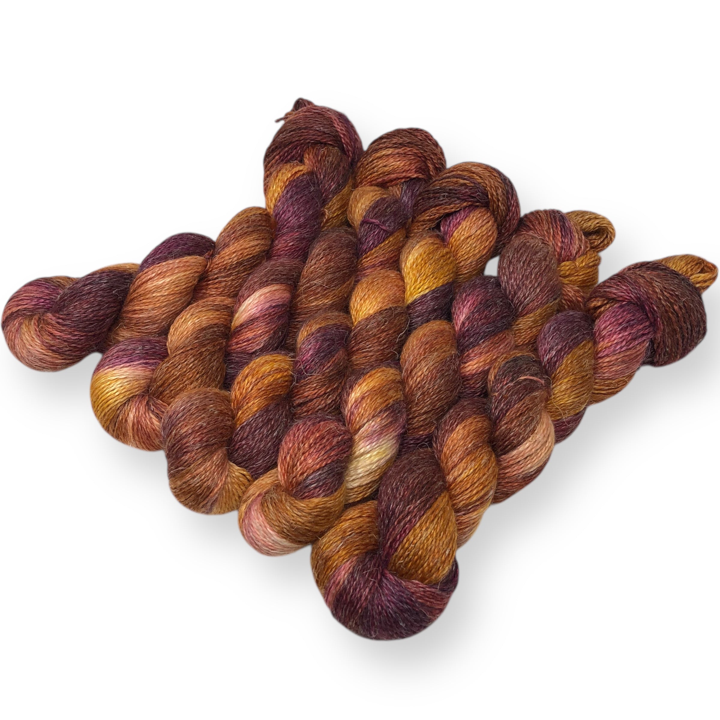 Autumn Beauty - Alpaca Linen Silk DK weight 2 Ply