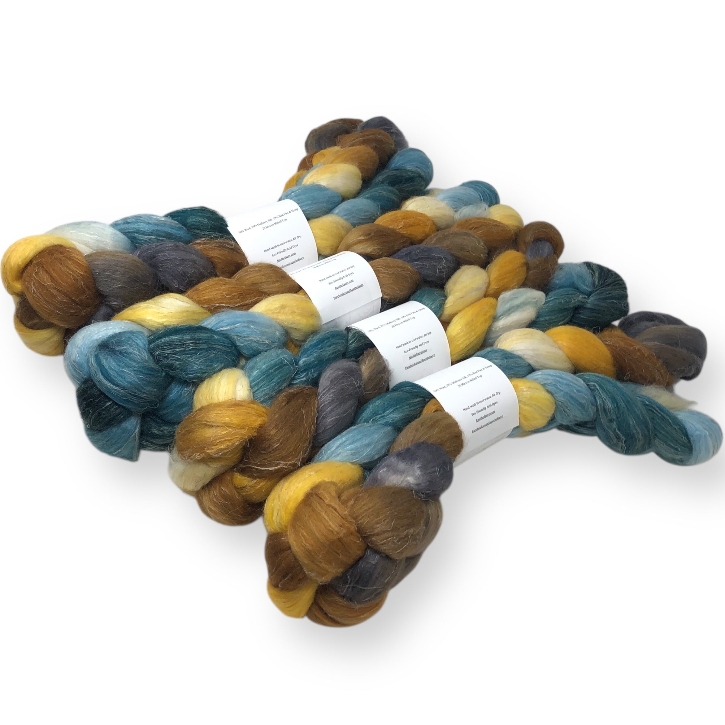 Brocade - US grown Wool, Silk and Bast Fiber Blend