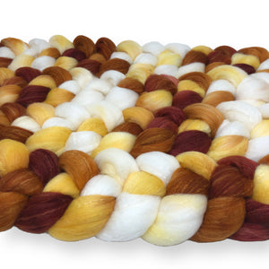 Foxfire - US grown Fine Wool and Silk Top