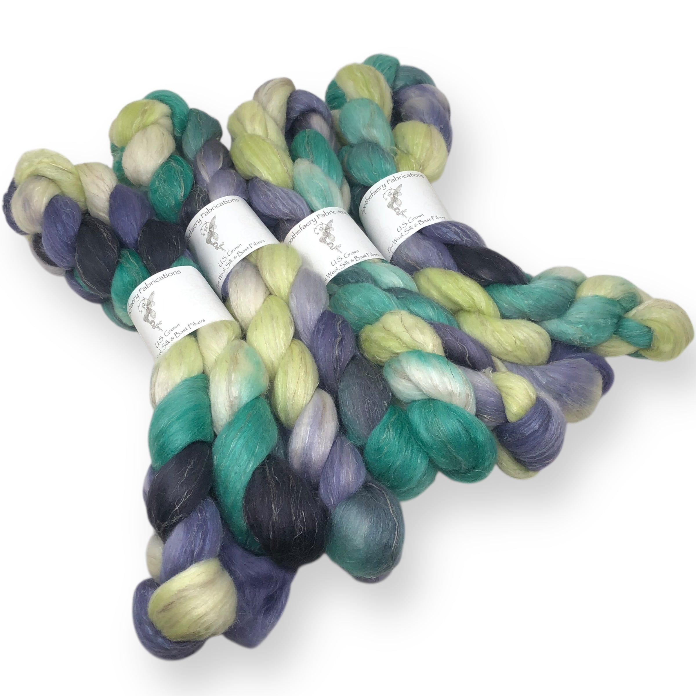 Fireflies - US grown Wool, Silk and Bast Fiber Blend
