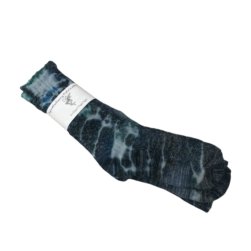 Ice dyed Thigh High socks