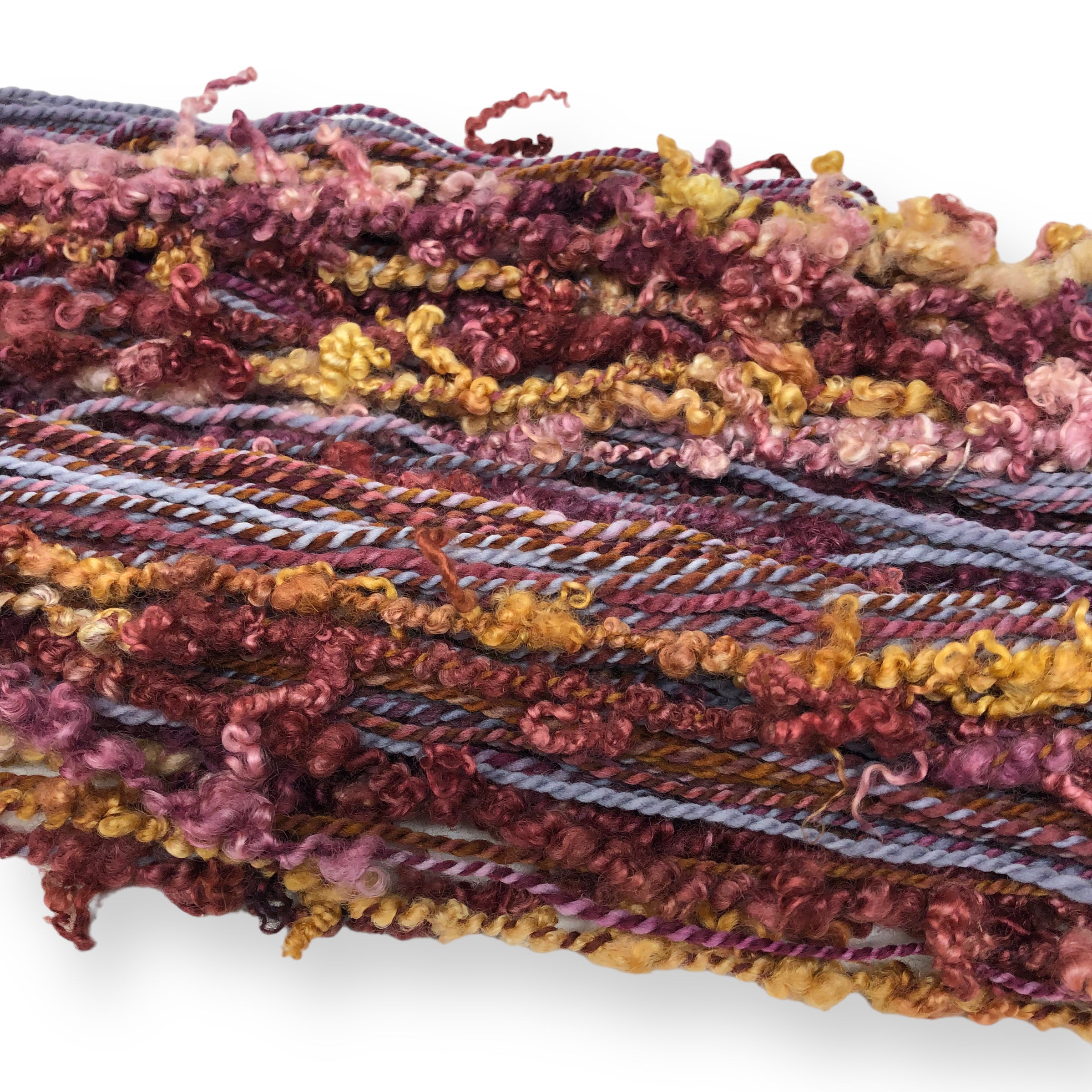 Harvest - textured BFL hand spun