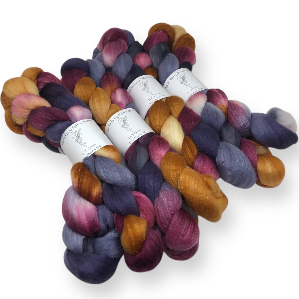 Strega - US grown Fine Wool and Silk Top