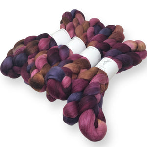 Dahlia - US grown Fine Wool and Silk Top