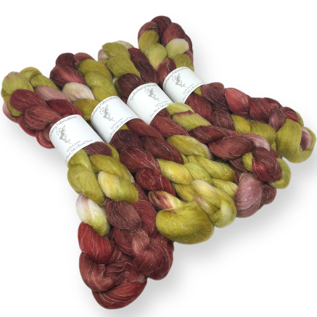 Johnny Appleseed - US grown Wool, Silk and Bast Fiber Blend