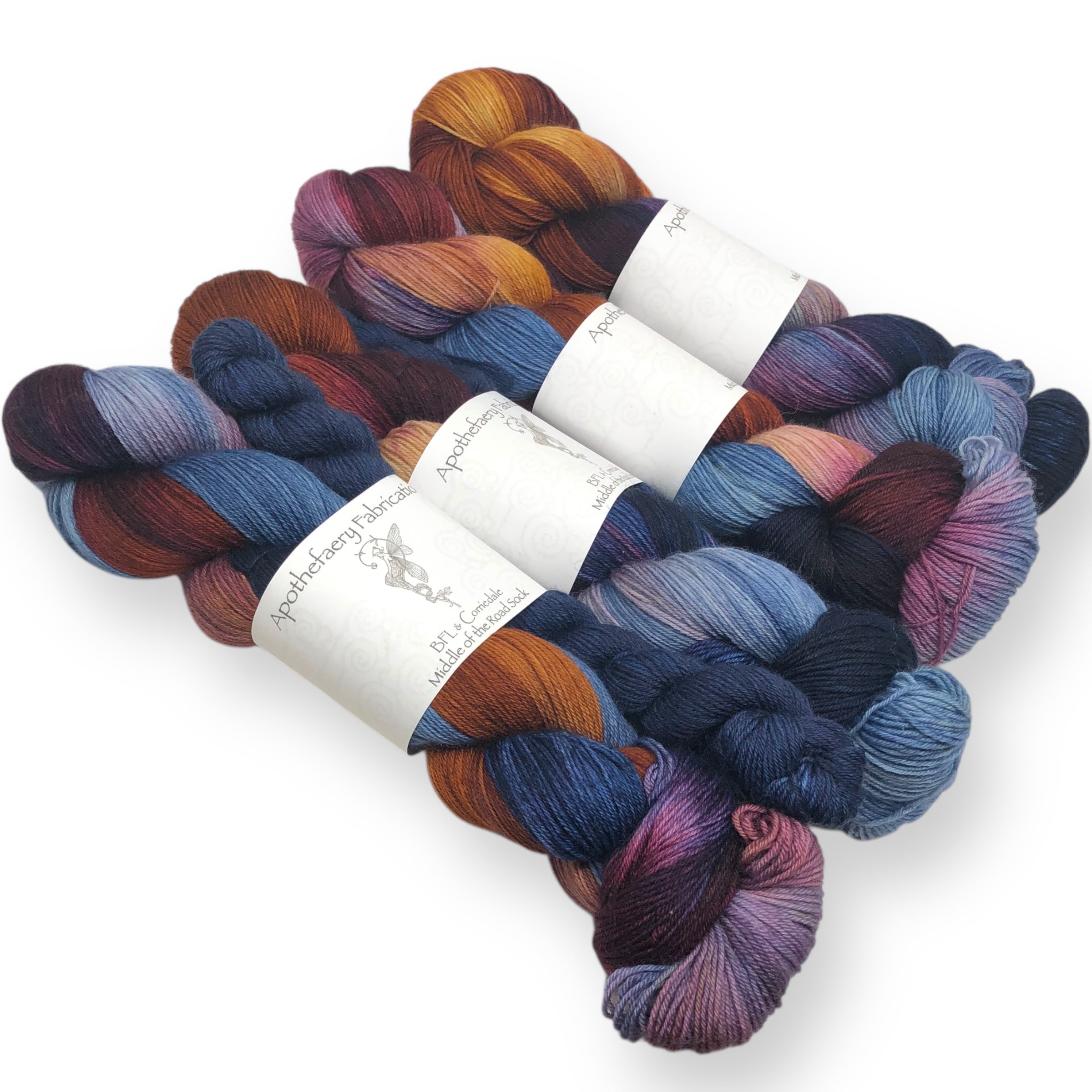 Cozy Sunset - sock yarn with mini, sock set