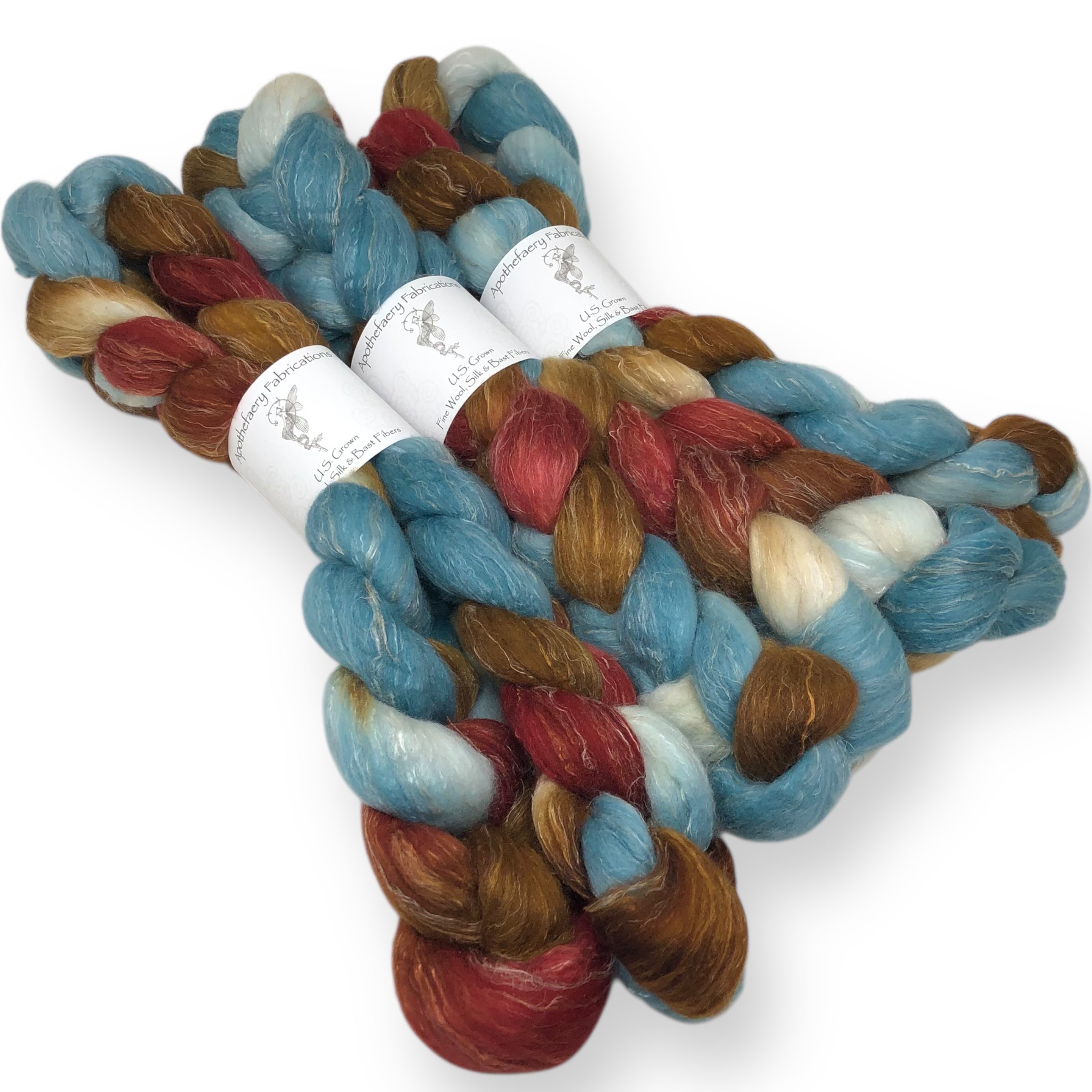 Rugged - US grown Wool, Silk and Bast Fiber Blend