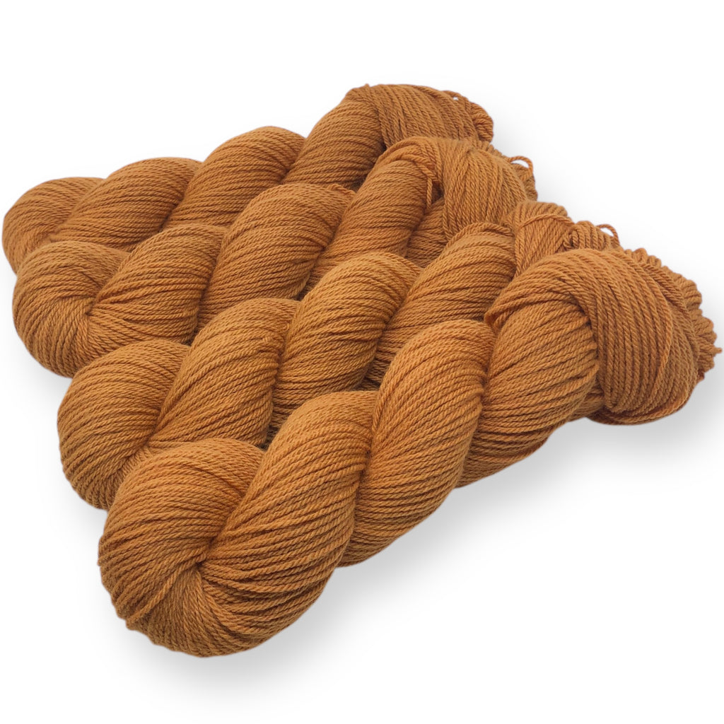 Plant Dyed Cormo DK - fresh from the garden, non-repeatable, ooak