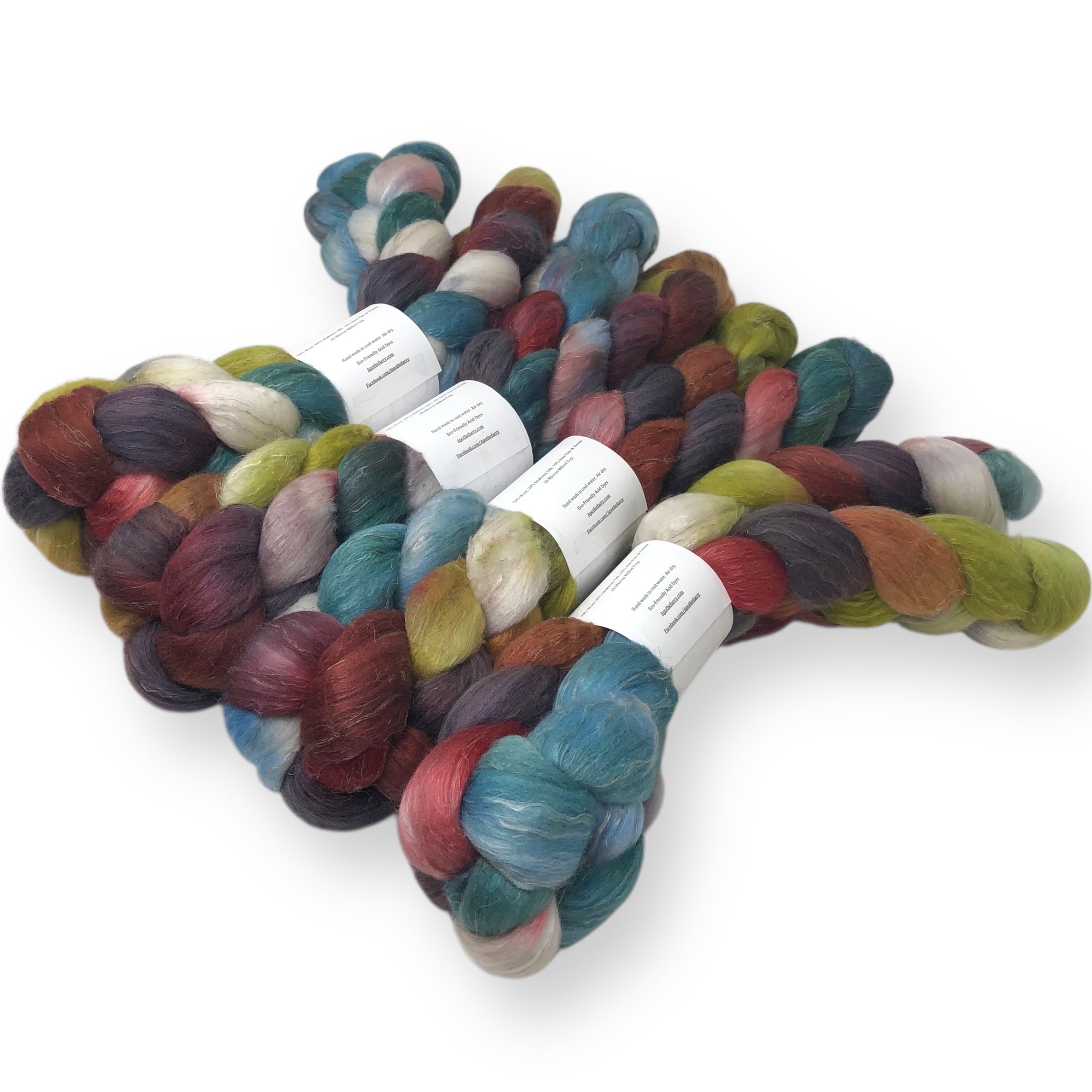 Garden Gnome - US grown Wool, Silk and Bast Fiber Blend