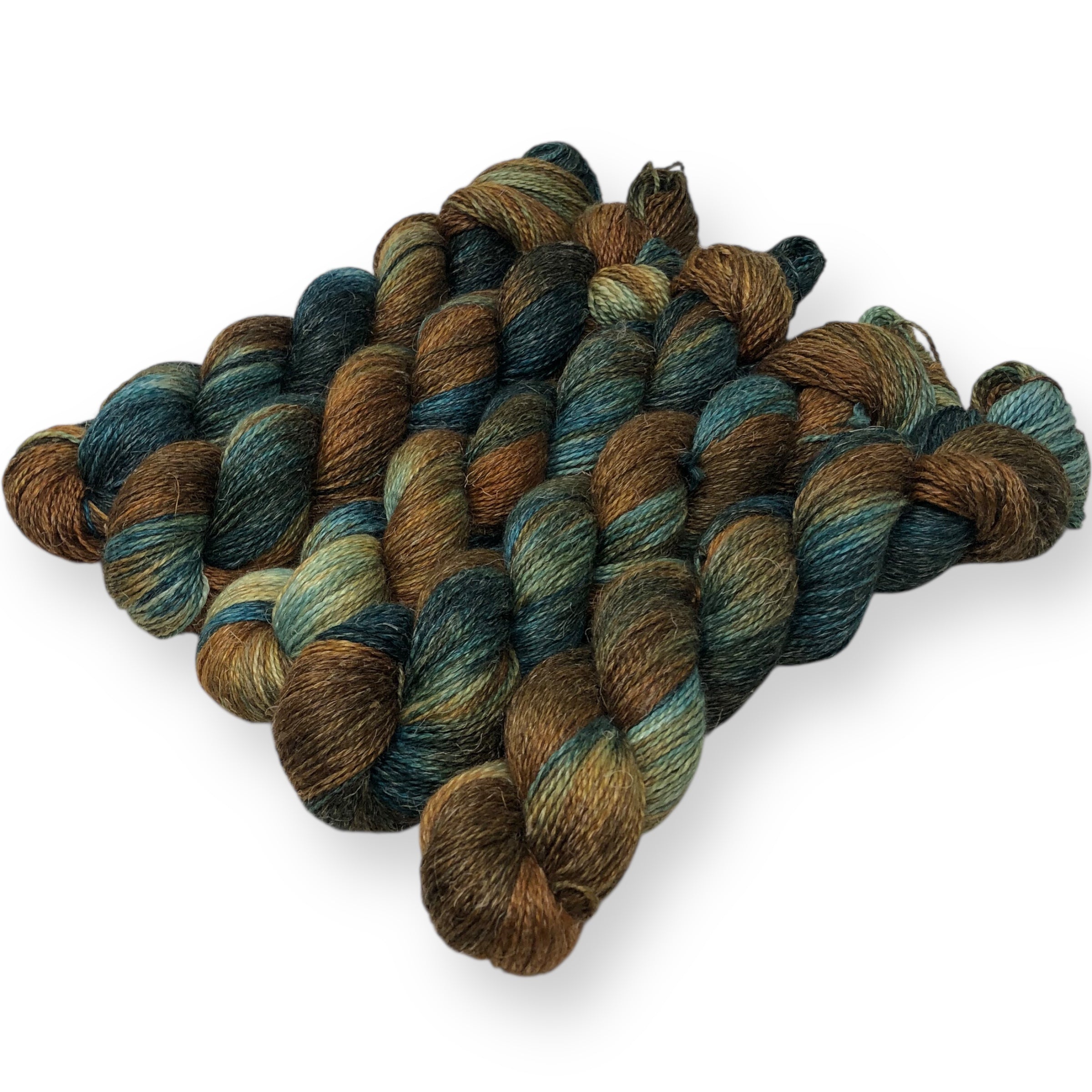 Wood Duck - Alpaca Linen Silk DK weight 2 Ply