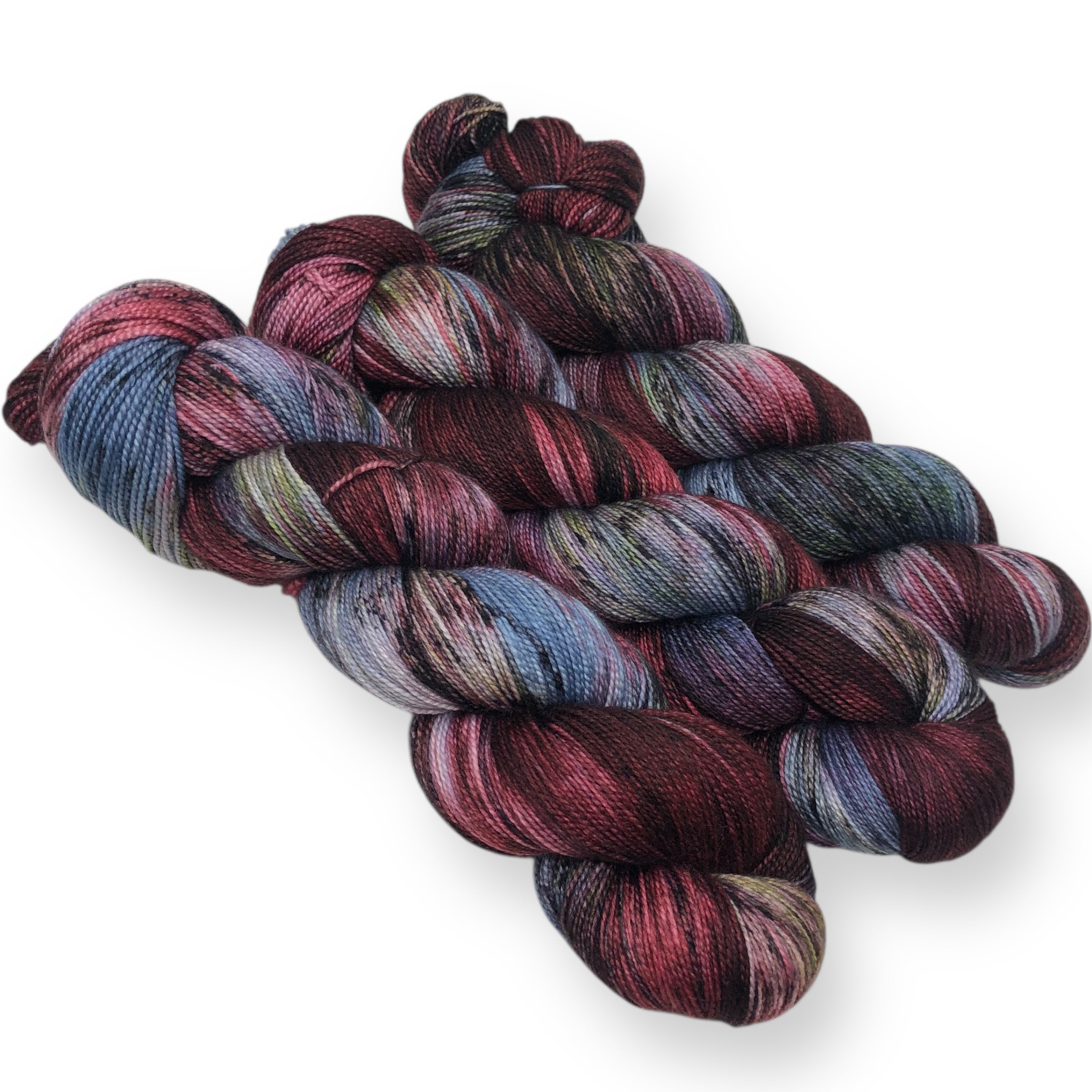 Winter Berry  - Shawl length skein - 600 yards