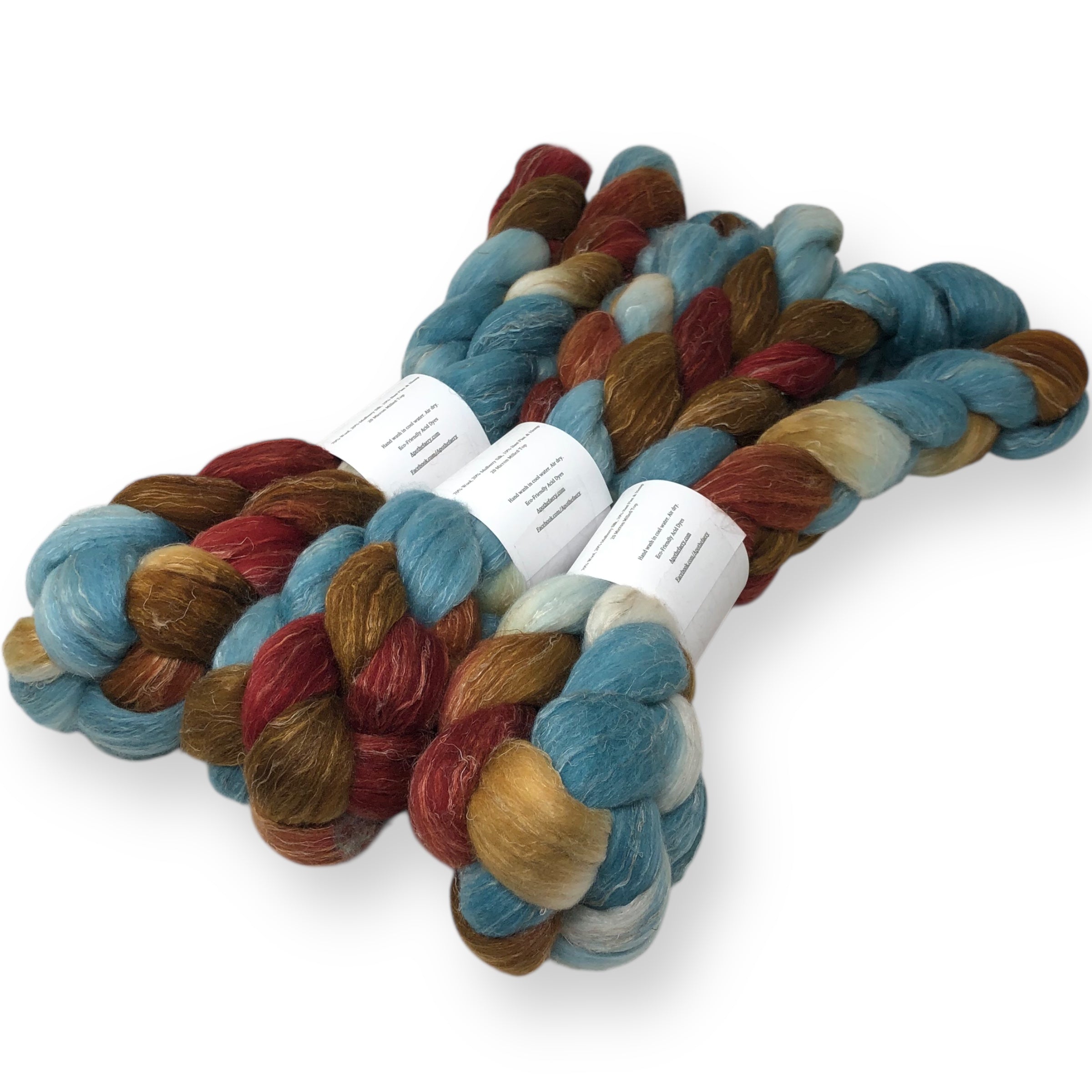 Rugged - US grown Wool, Silk and Bast Fiber Blend